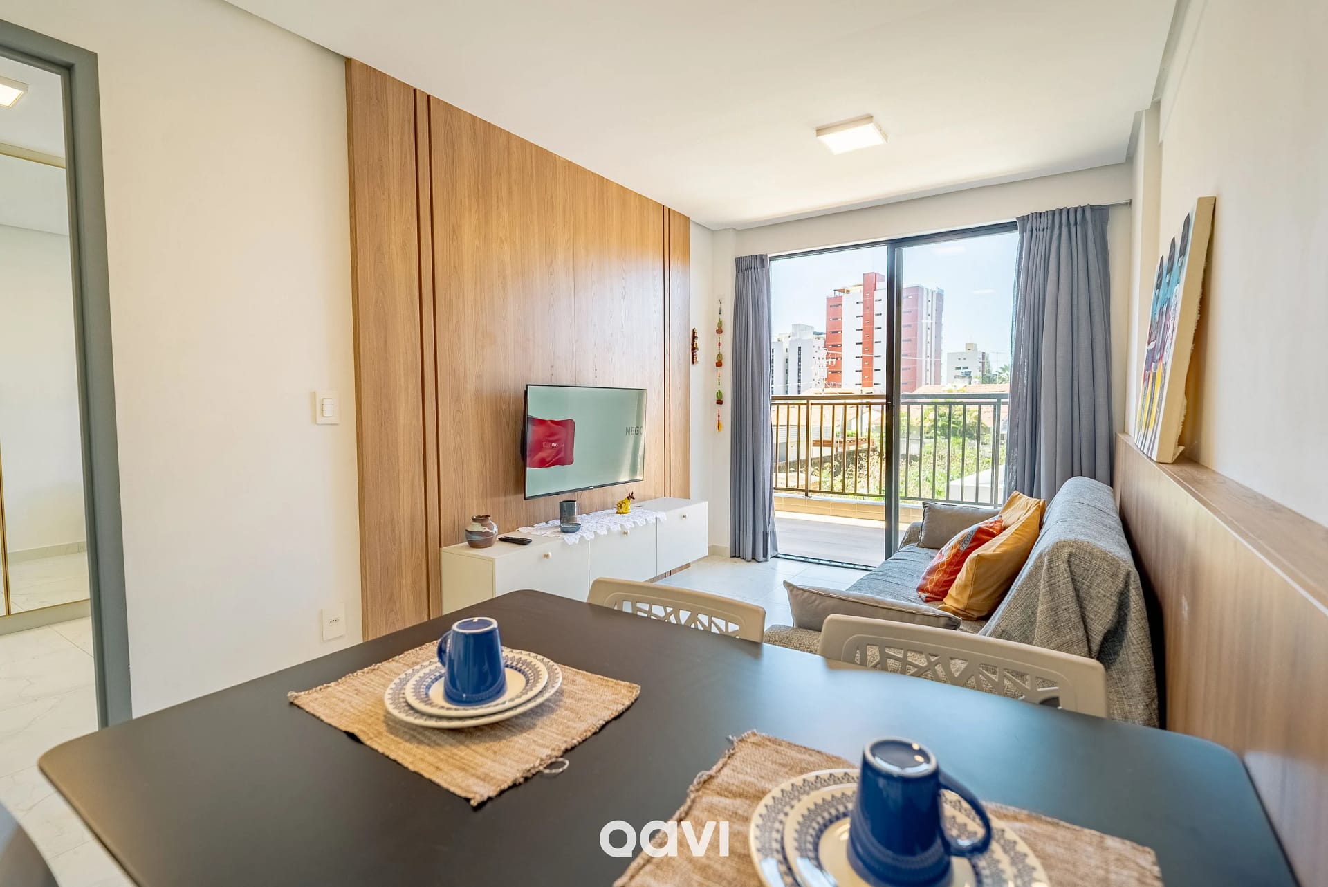 Dining area — Apartamento mood em Manaíra by Qavi