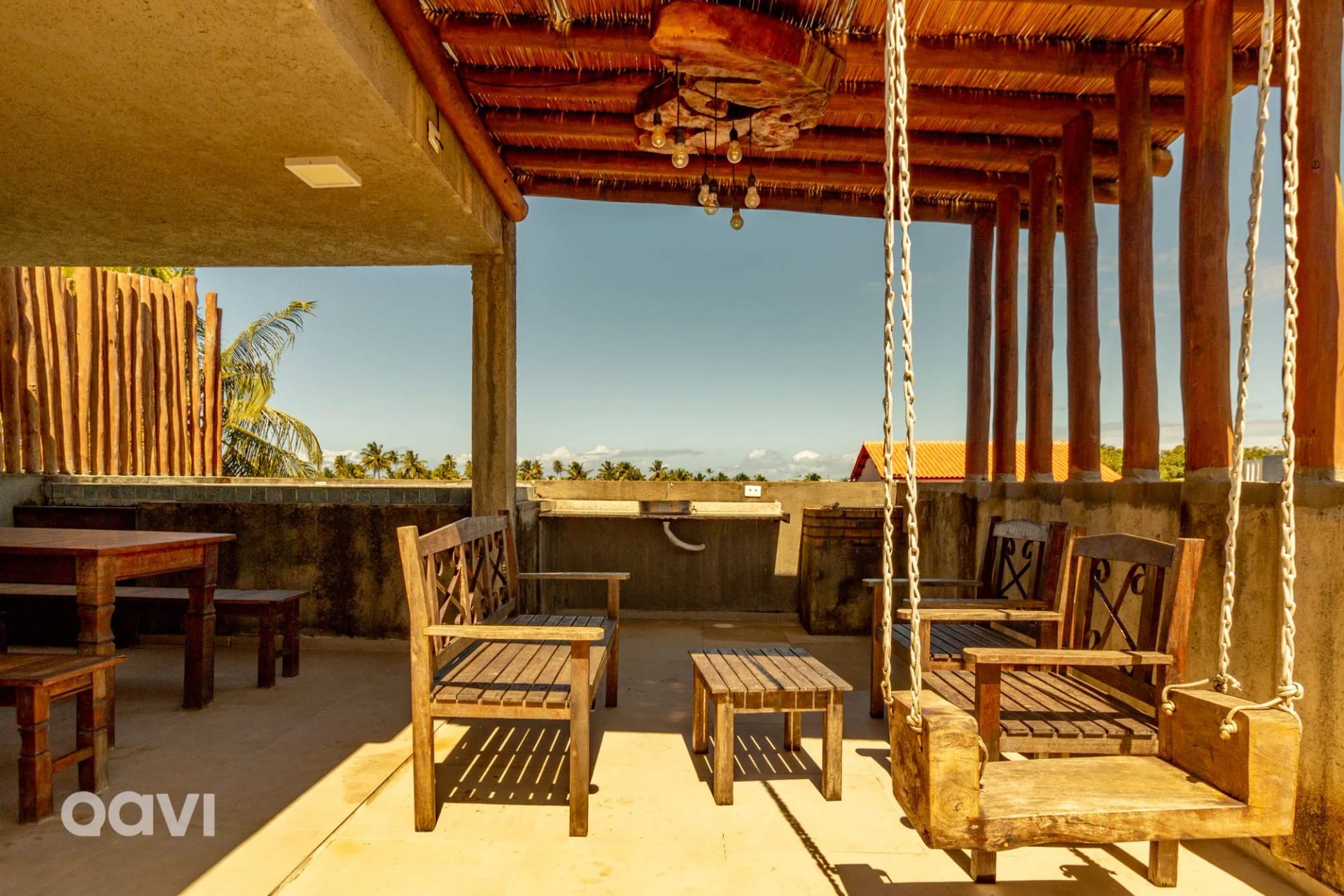 Varanda / Terraço — Casa com Piscina Privativa Lambari 107 by Qavi
