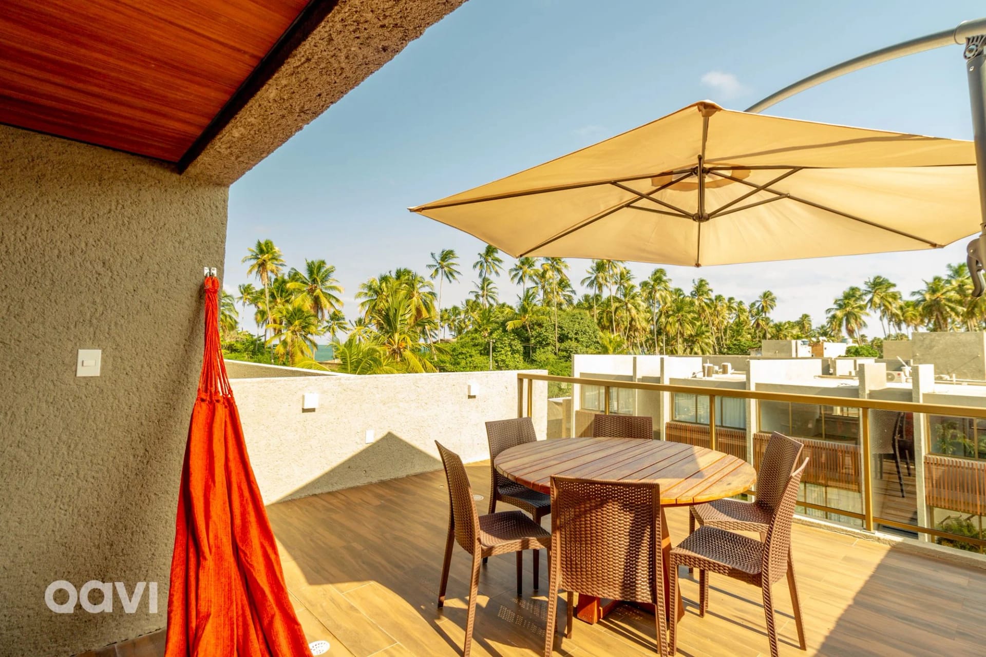 Varanda / Terraço — Villa Naluri em Japaratinga C 105 by Qavi