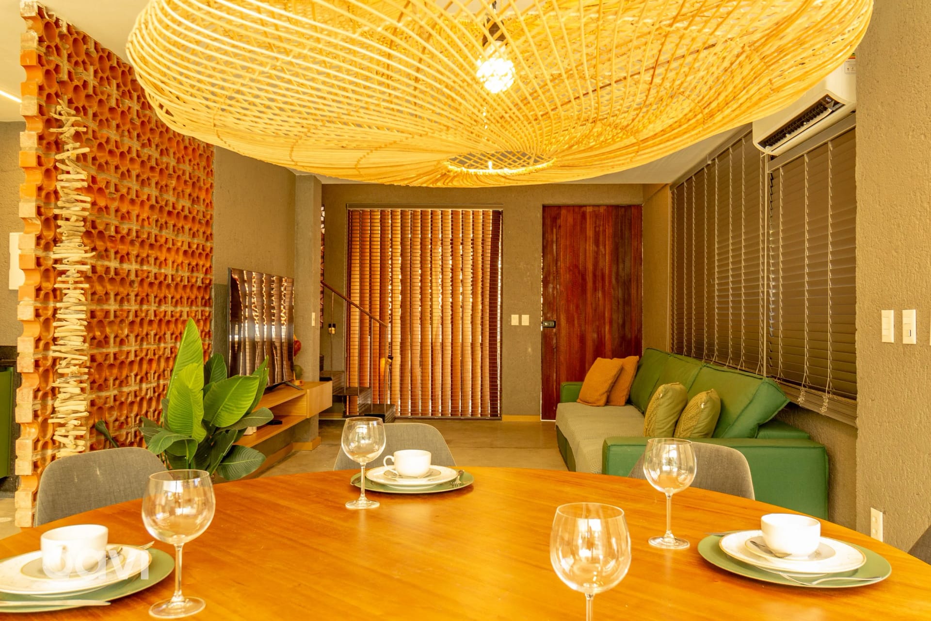 Comedor — Villa de charme em Milagres Pysa 08 by Qavi