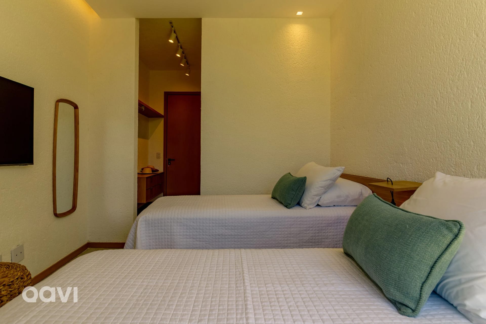 Dormitorio — Casa com Piscina na Praia de Tatuamunha by Qavi