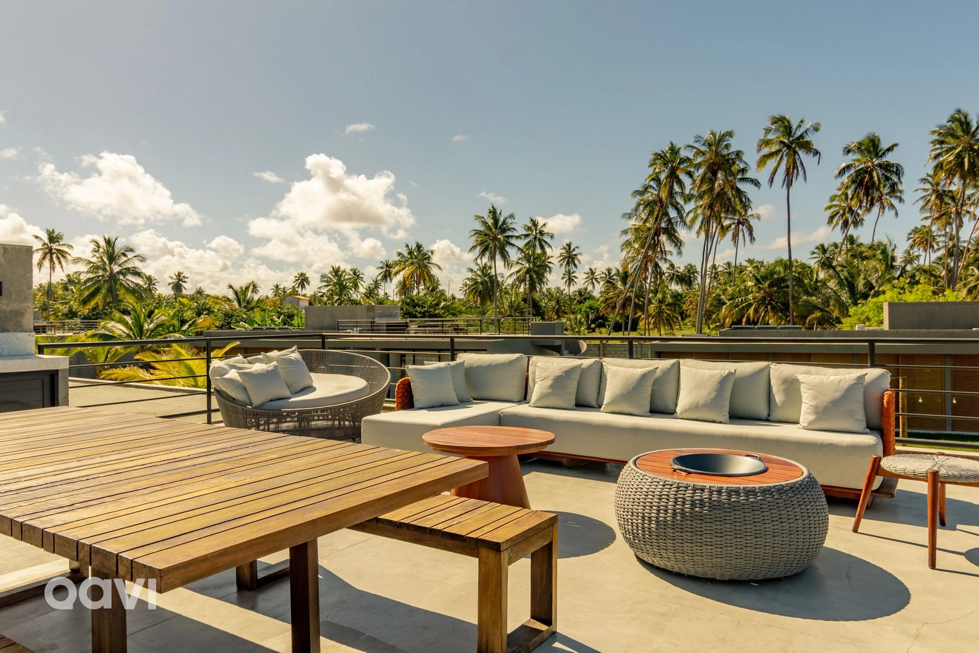 Solarium — Casa com Piscina na Praia de Tatuamunha by Qavi