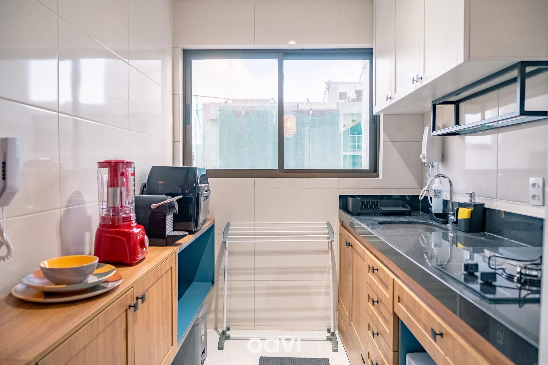 Cocina o kitnet — Apartamento Superior 02 Quartos - Gaudium