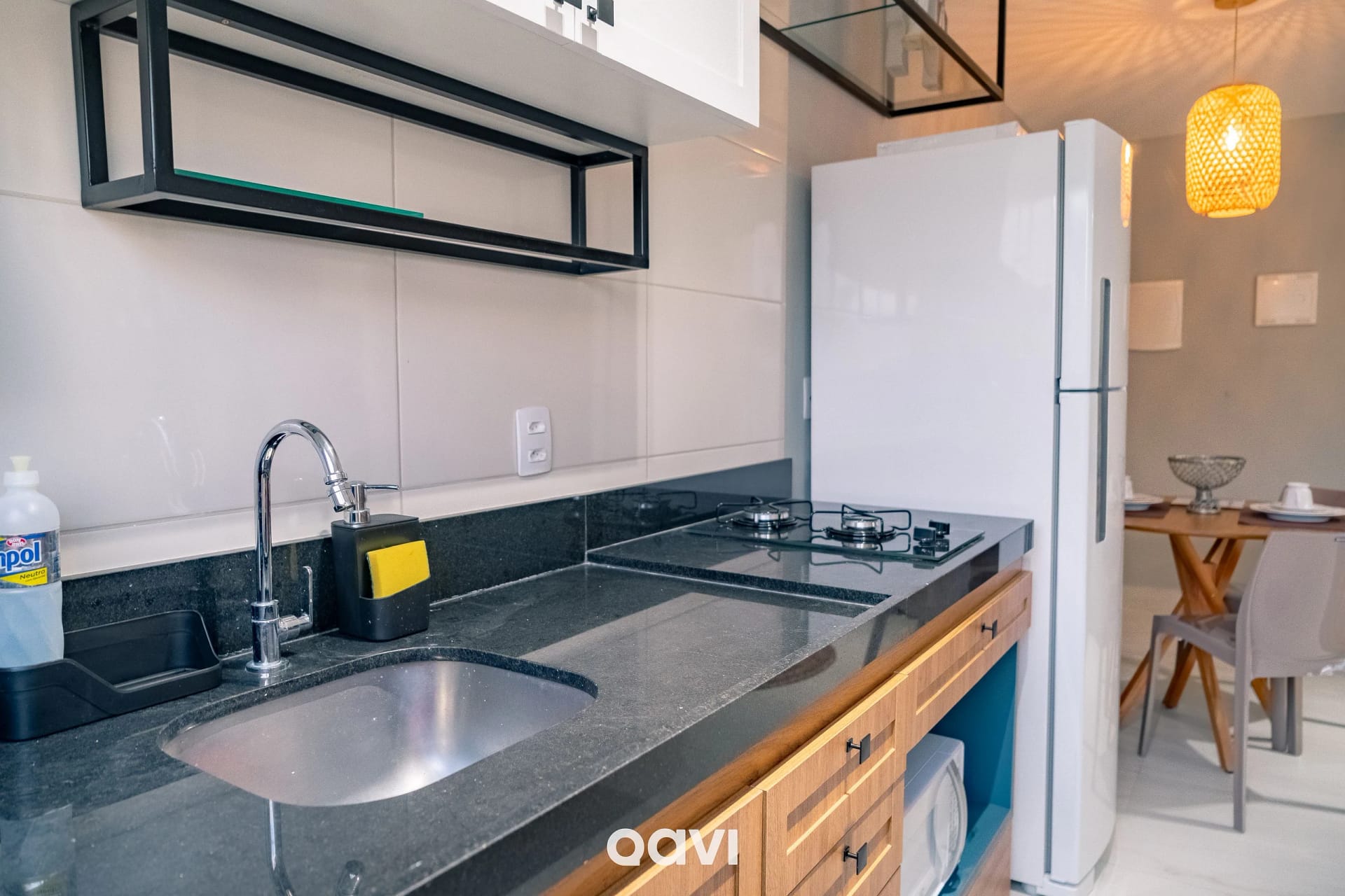 Cocina o kitnet — Apartamento Superior 02 Quartos - Gaudium
