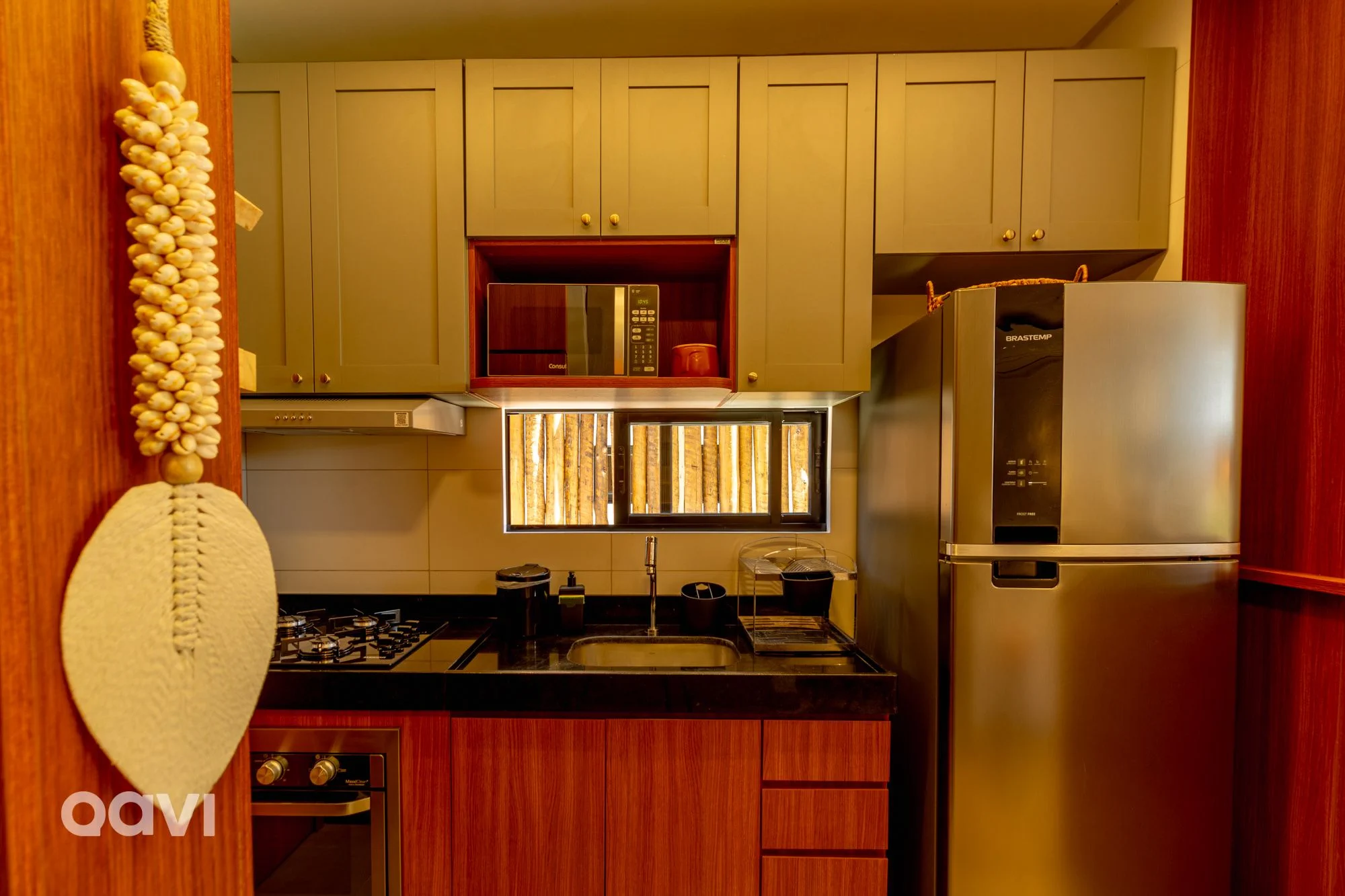 Kitchen or kitchenette — Villa Sapê 18 em São Miguel dos Milagres