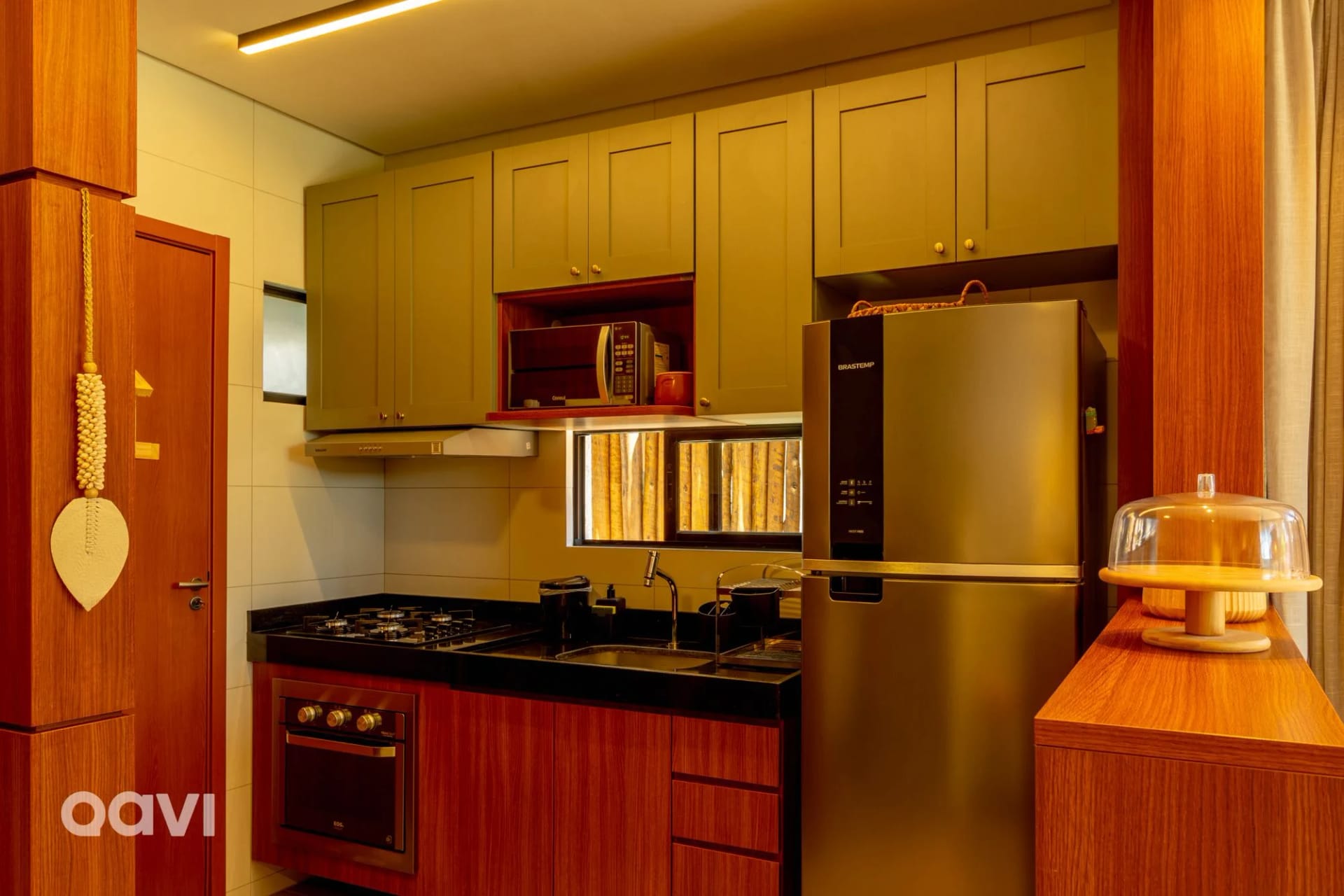 Kitchen or kitchenette — Villa Sapê 18 em São Miguel dos Milagres
