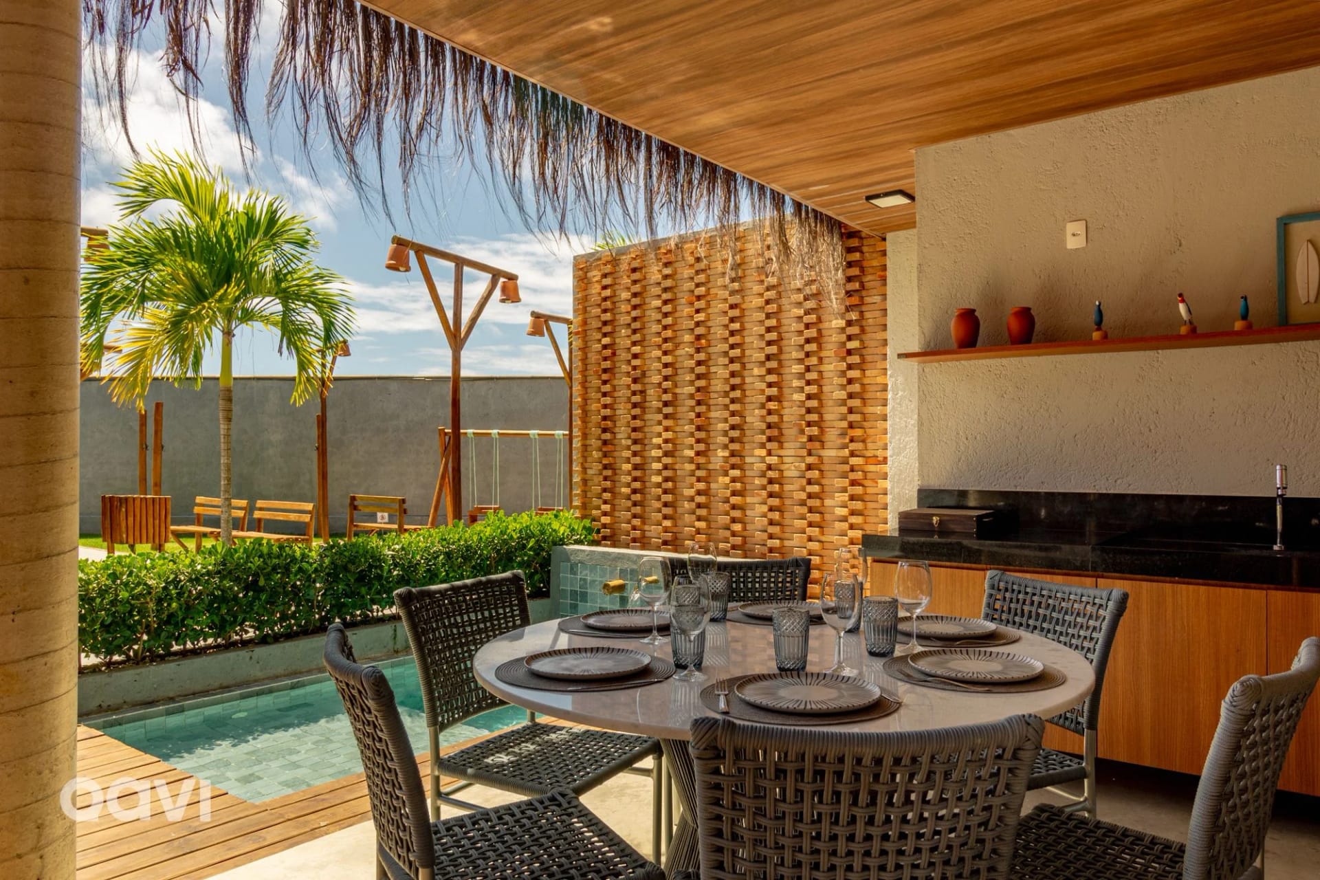 Swimming pool — Villa Sapê 18 em São Miguel dos Milagres