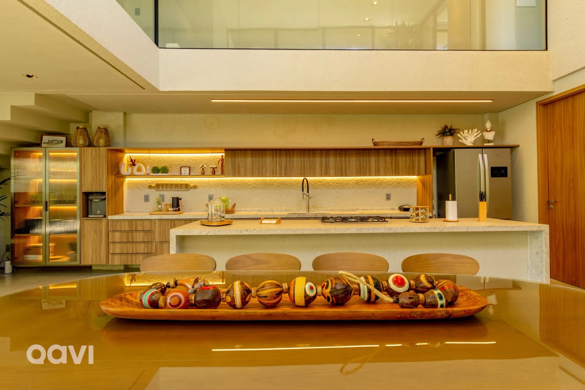 Kitchen or kitchenette — Casa de Luxo em Condomínio em Milagres by Qavi