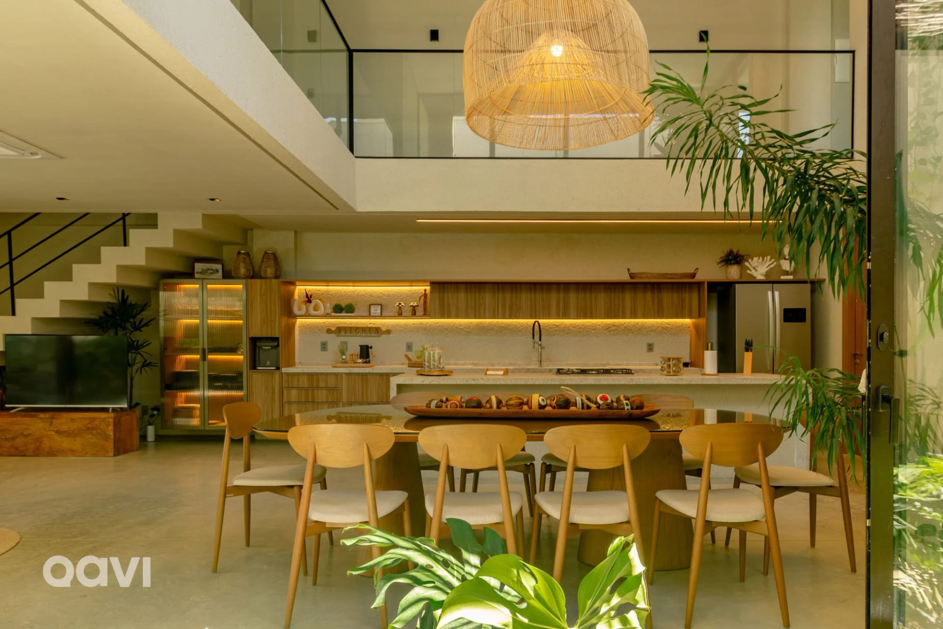 Dining area — Casa de Luxo em Condomínio em Milagres by Qavi