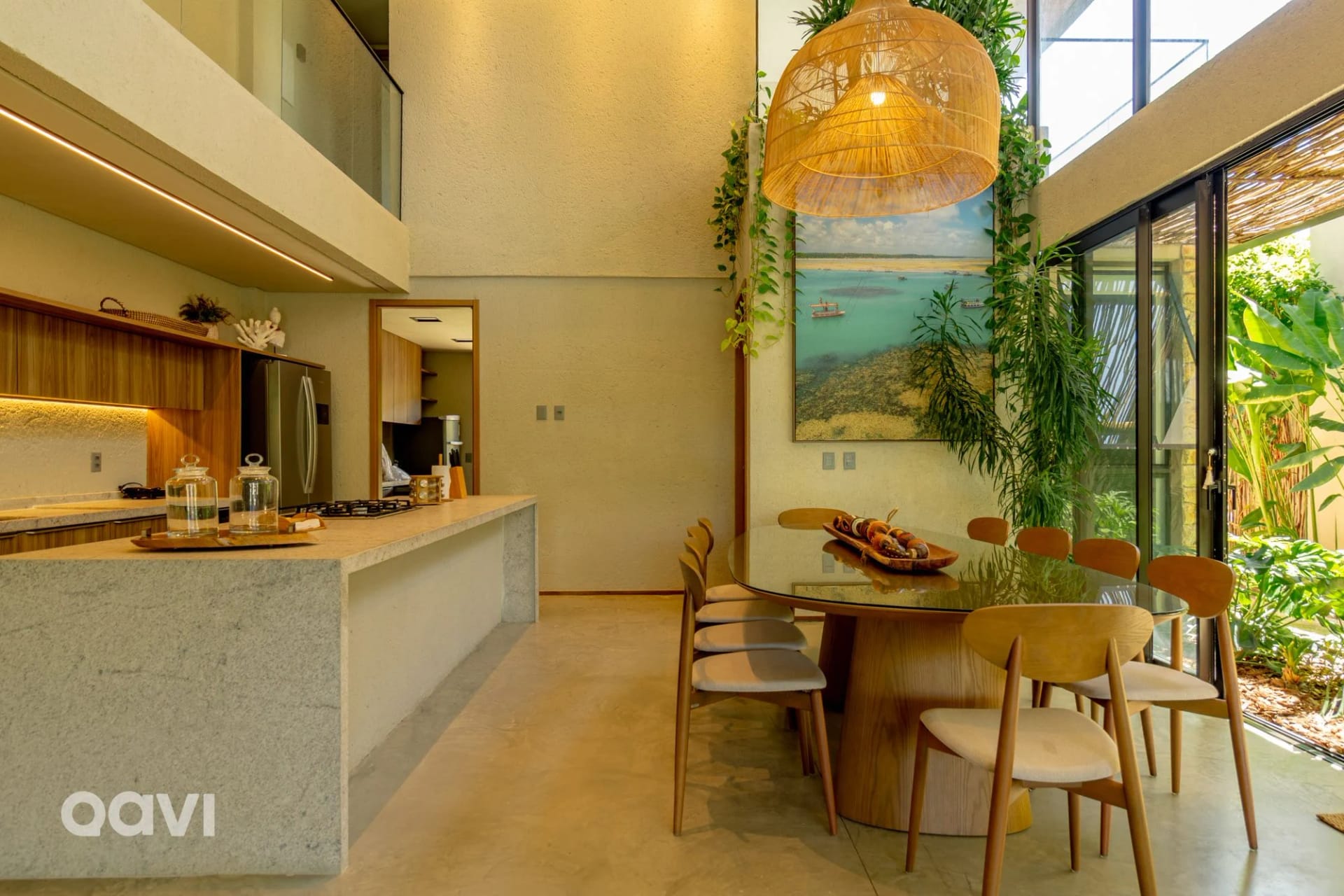Dining area — Casa de Luxo em Condomínio em Milagres by Qavi