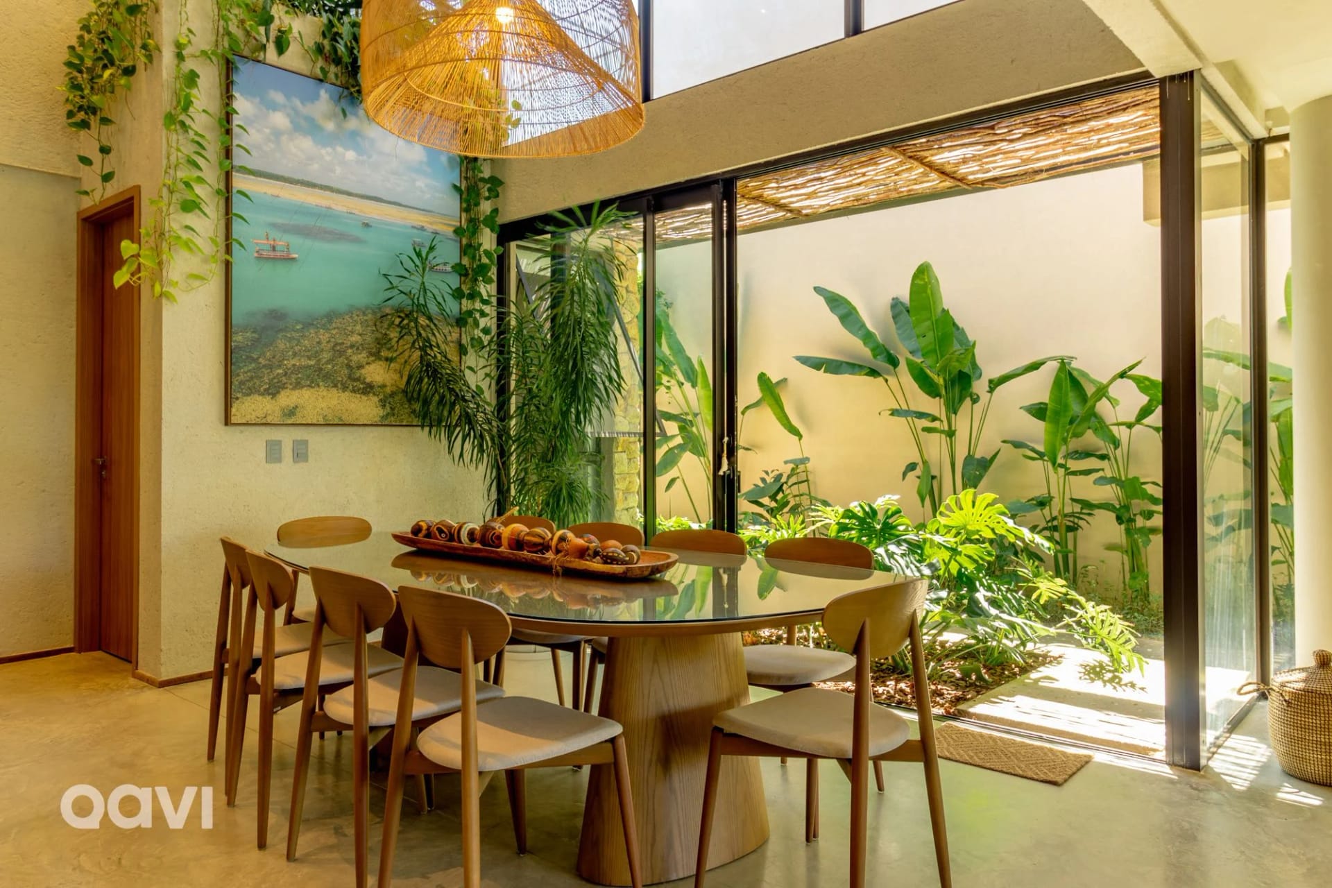 Dining area — Casa de Luxo em Condomínio em Milagres by Qavi