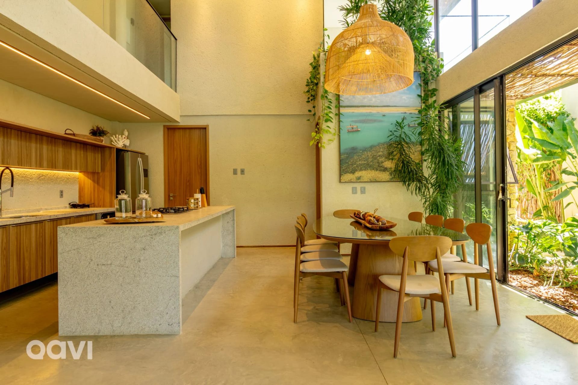 Dining area — Casa de Luxo em Condomínio em Milagres by Qavi