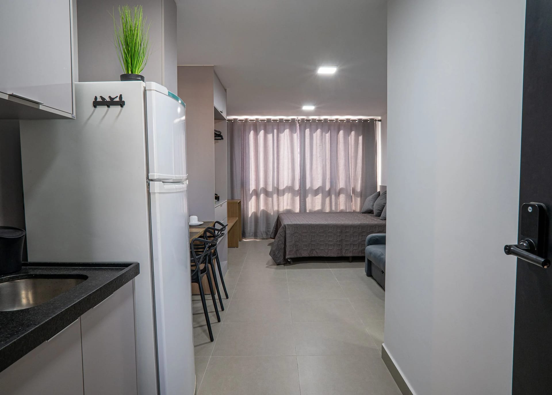 Cozinha ou kitnet — Studio Unic Emunah Ponta de Campina by Qavi