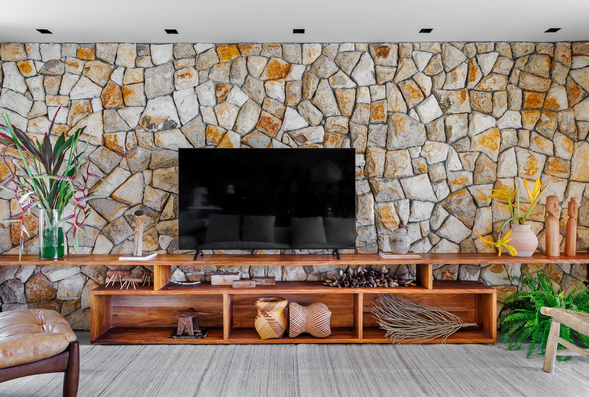 Sala de Estar — Casa de Luxo Beira Mar em Milagres by Qavi
