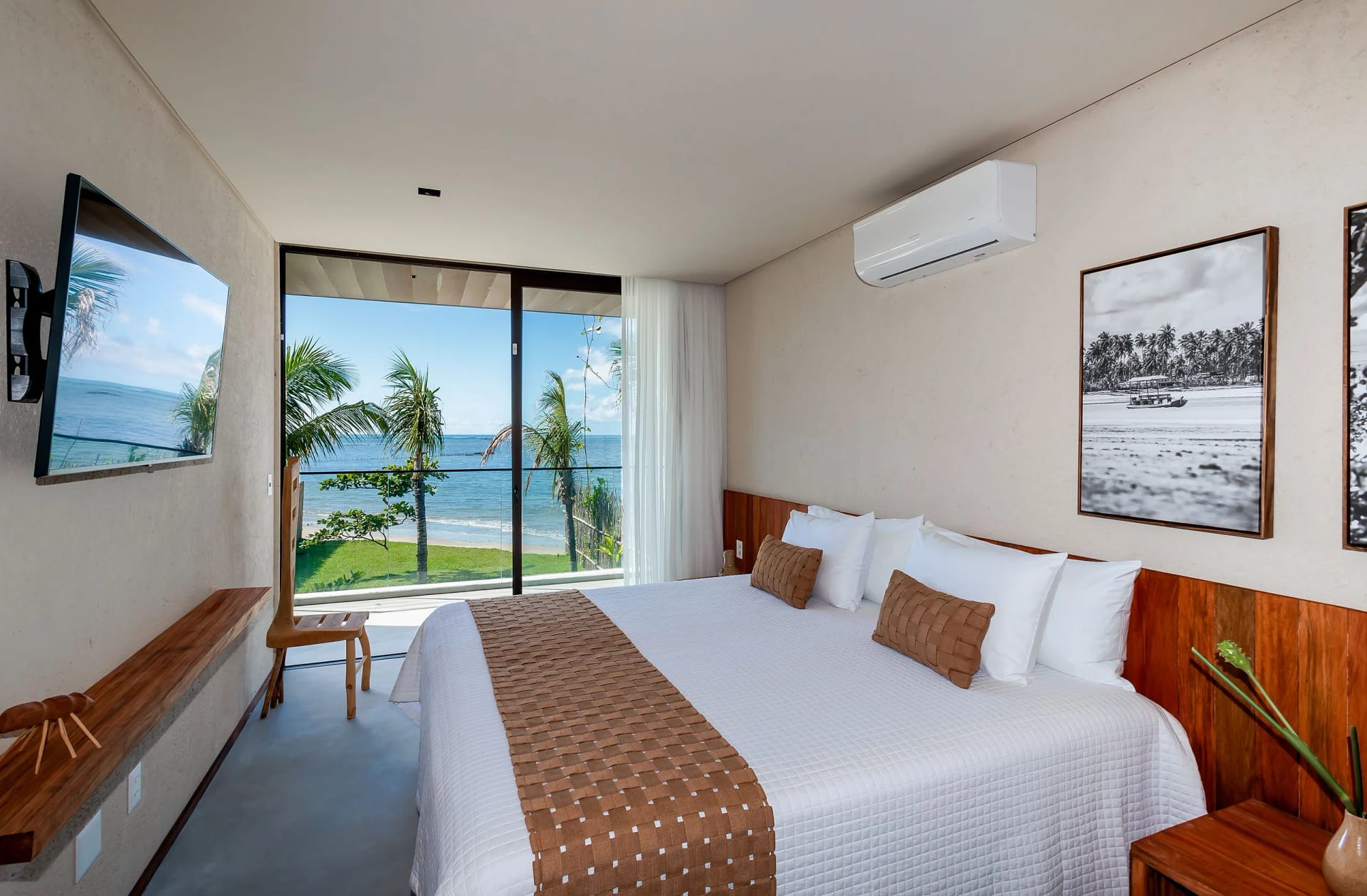 Quarto — Casa de Luxo Beira Mar em Milagres by Qavi