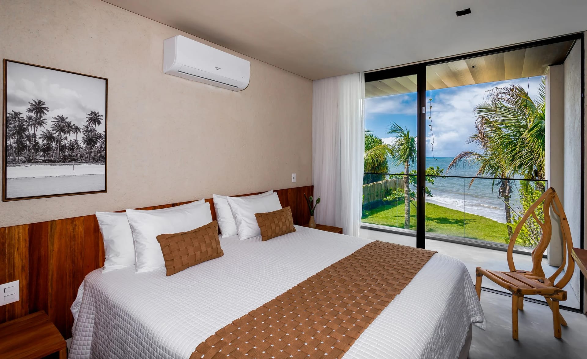 Quarto — Casa de Luxo Beira Mar em Milagres by Qavi