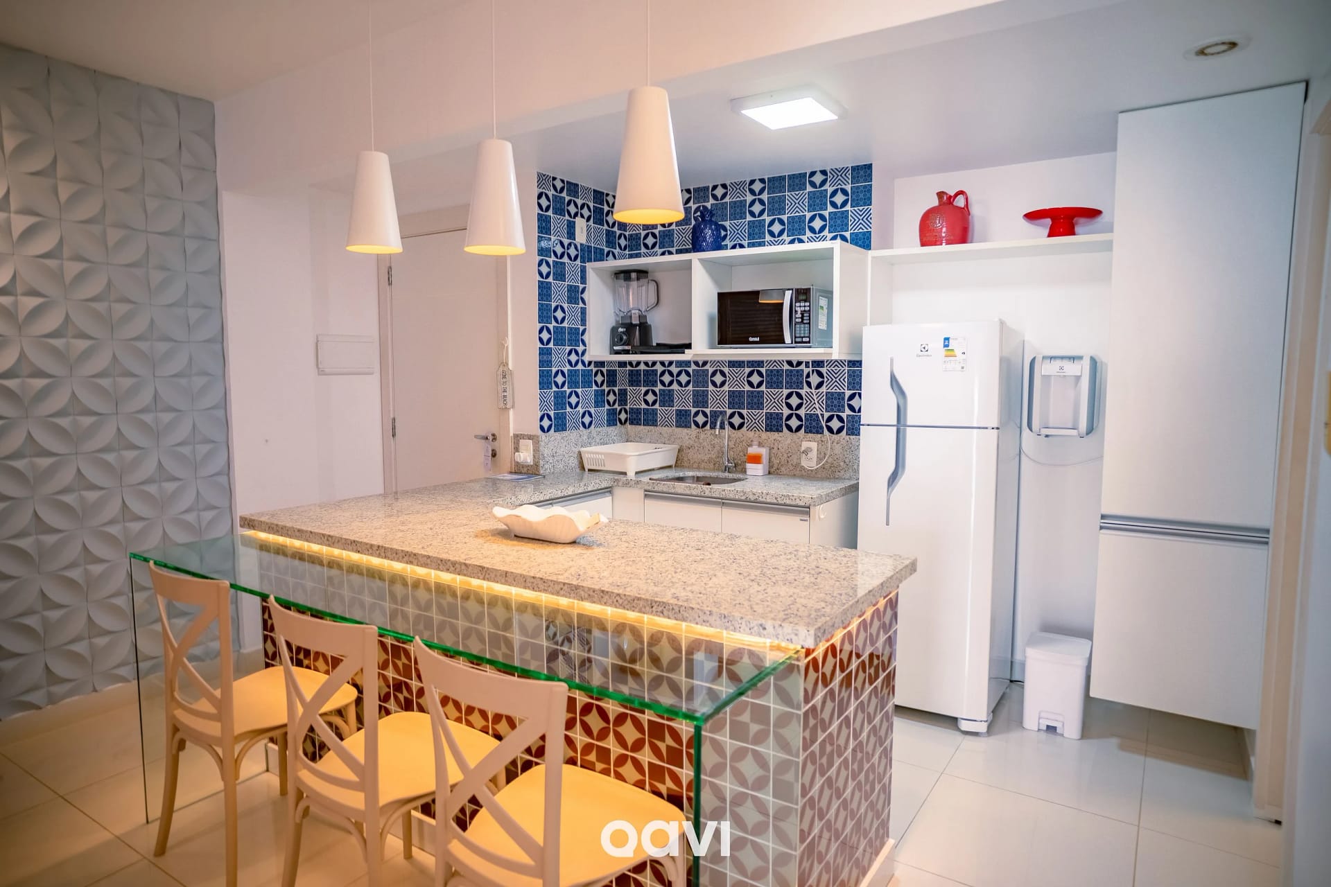 Cocina o kitnet — Apartamento Varanda In Mare Bali Cotovelo by Qavi