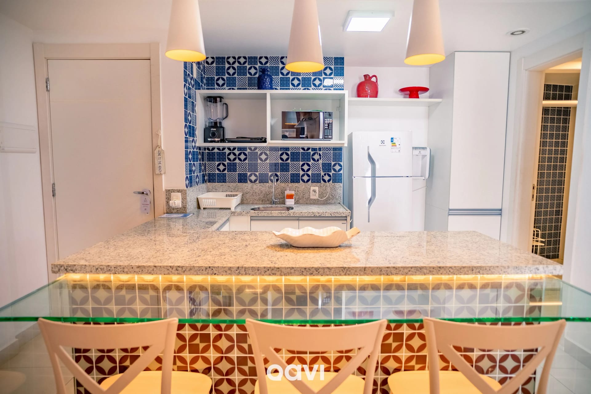 Cocina o kitnet — Apartamento Varanda In Mare Bali Cotovelo by Qavi
