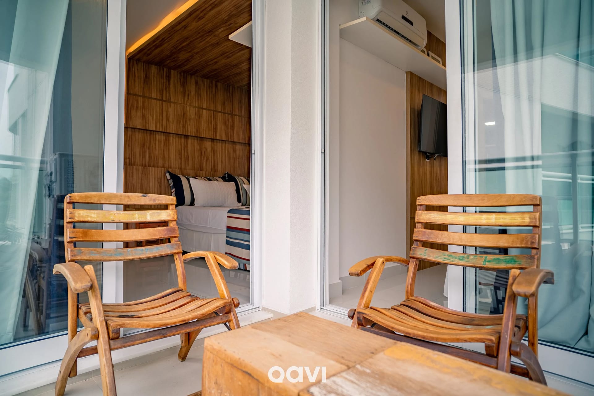 Fachada / Terraza — Apartamento Varanda In Mare Bali Cotovelo by Qavi