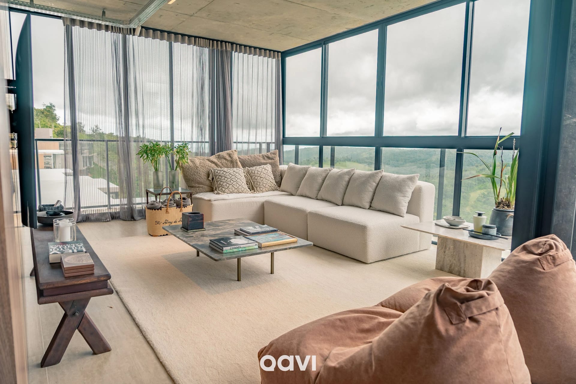 Sala de Estar — Casa de Luxo na Serra de Bananeiras Reserva Alteza by Qavi