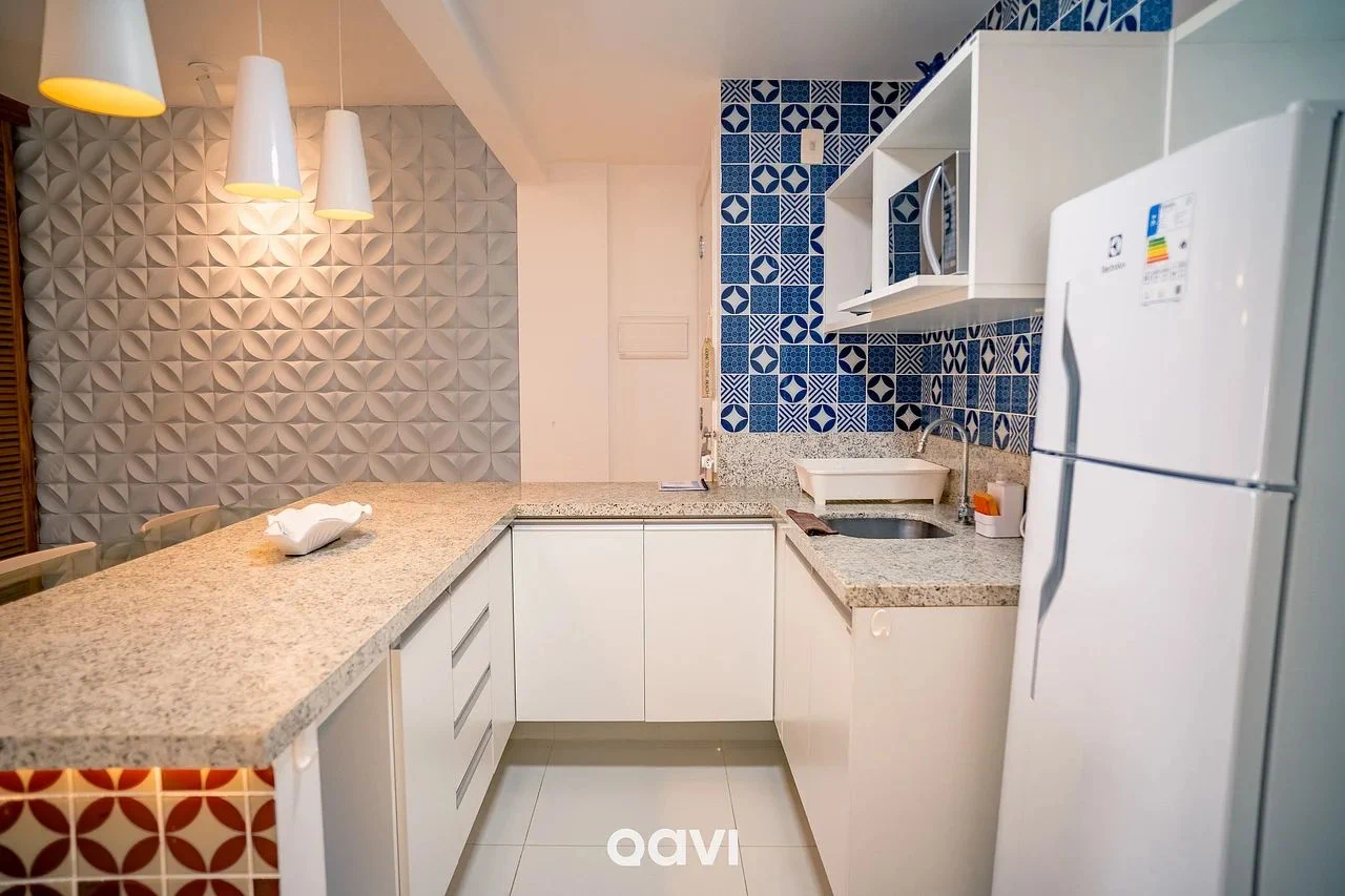 Cocina o kitnet — Apartamento Varanda In Mare Bali Cotovelo by Qavi