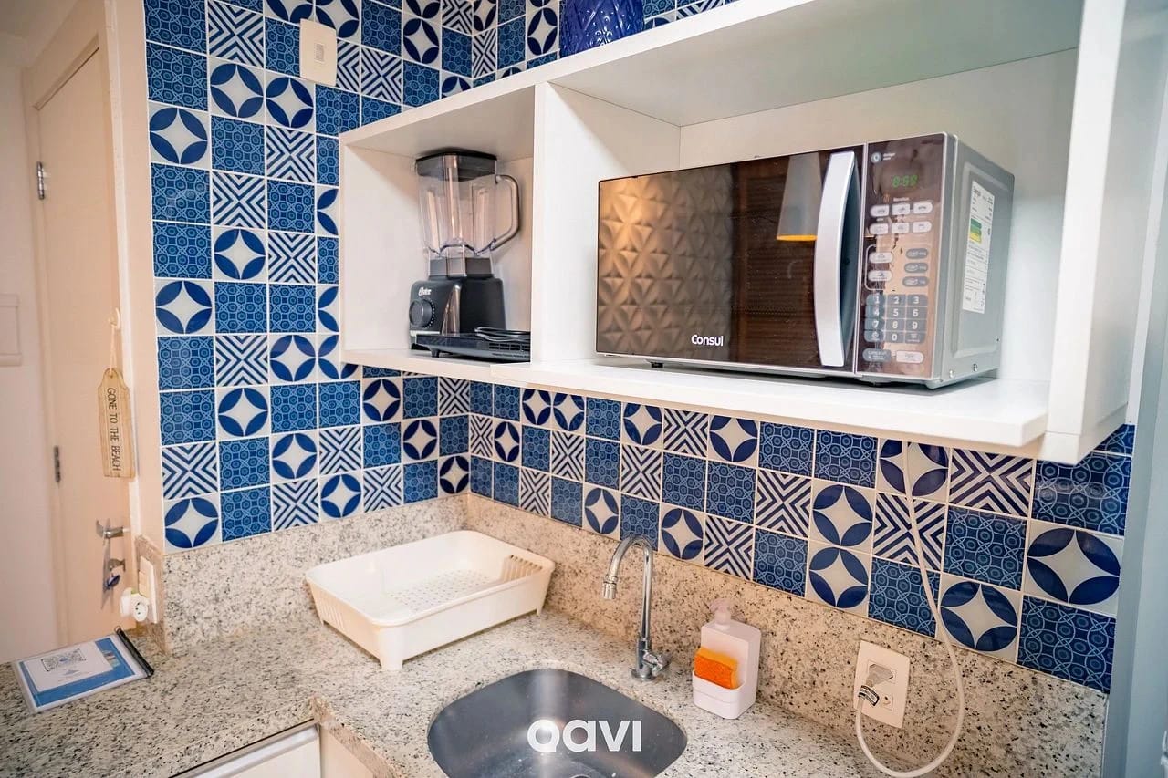 Cocina o kitnet — Apartamento Varanda In Mare Bali Cotovelo by Qavi