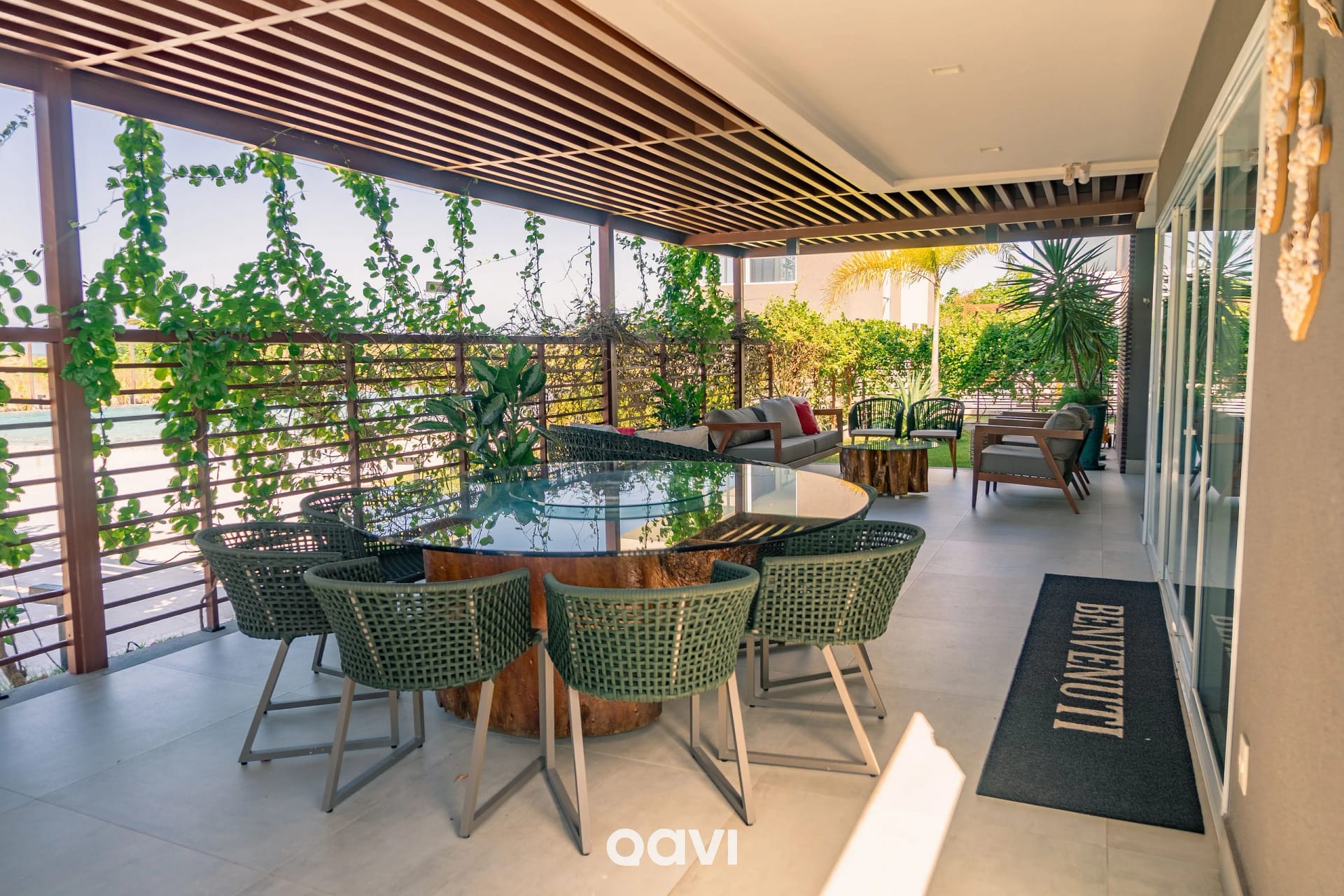 Fachada / Terraza — Casa de Luxo Vista Mar em Gostoso by Qavi