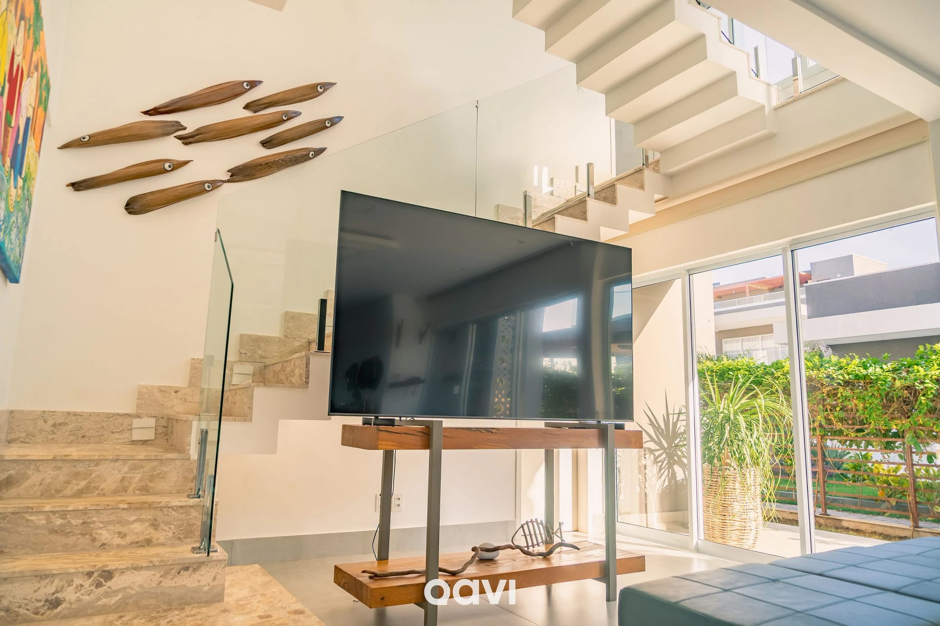 Sala de Estar — Casa de Luxo Vista Mar em Gostoso by Qavi