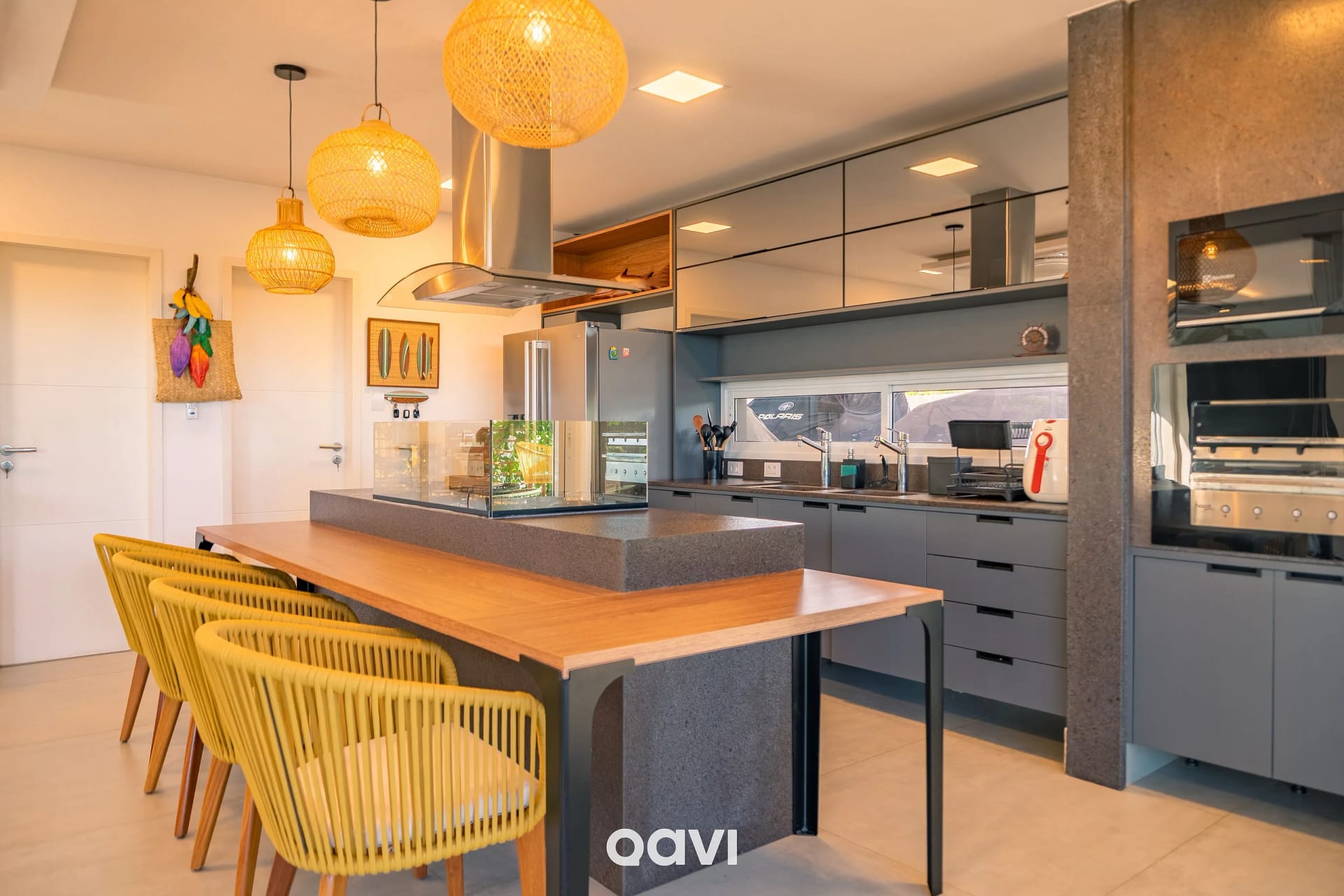 Comedor — Casa de Luxo Vista Mar em Gostoso by Qavi