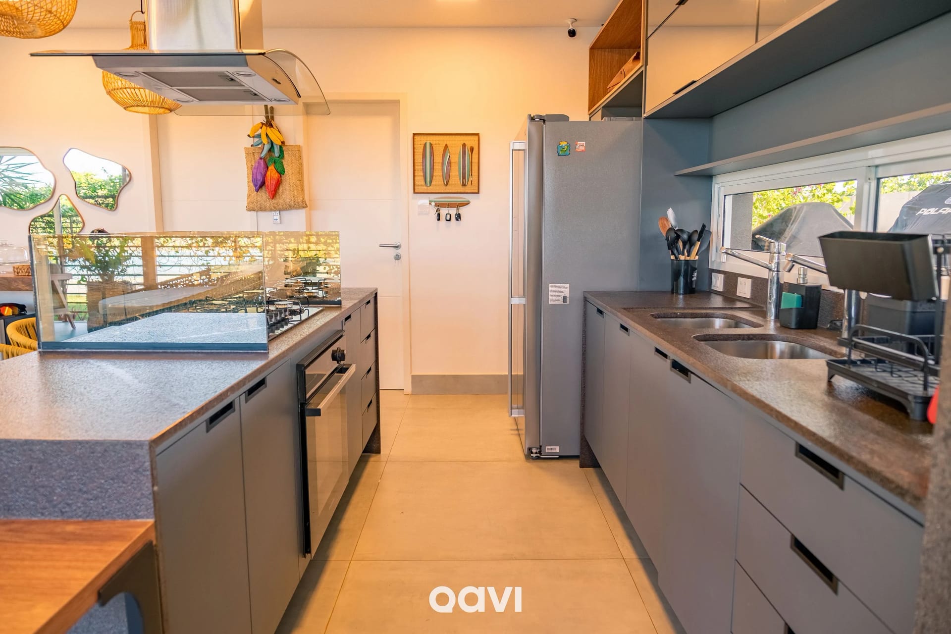 Cocina o kitnet — Casa de Luxo Vista Mar em Gostoso by Qavi