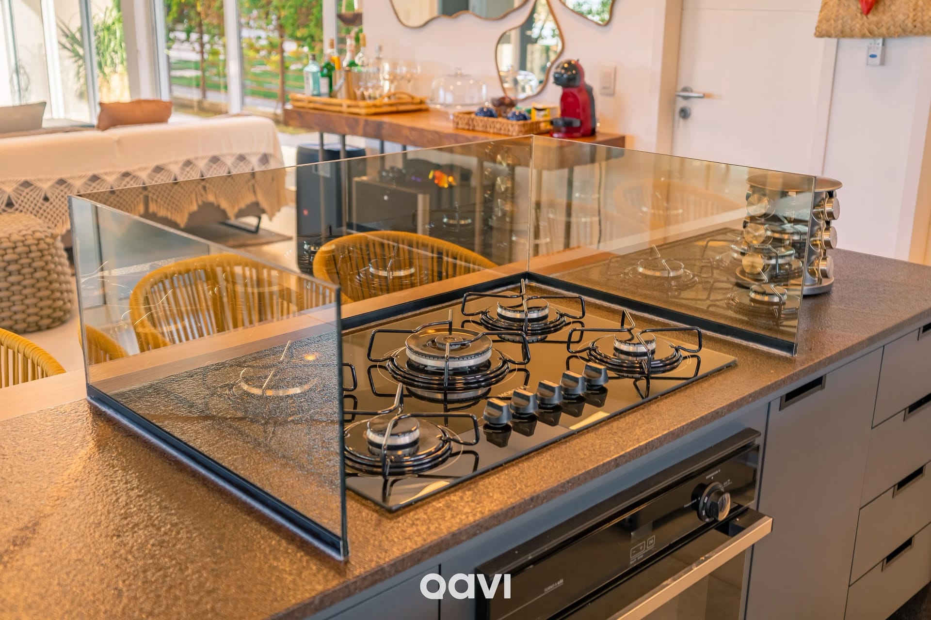 Cocina o kitnet — Casa de Luxo Vista Mar em Gostoso by Qavi
