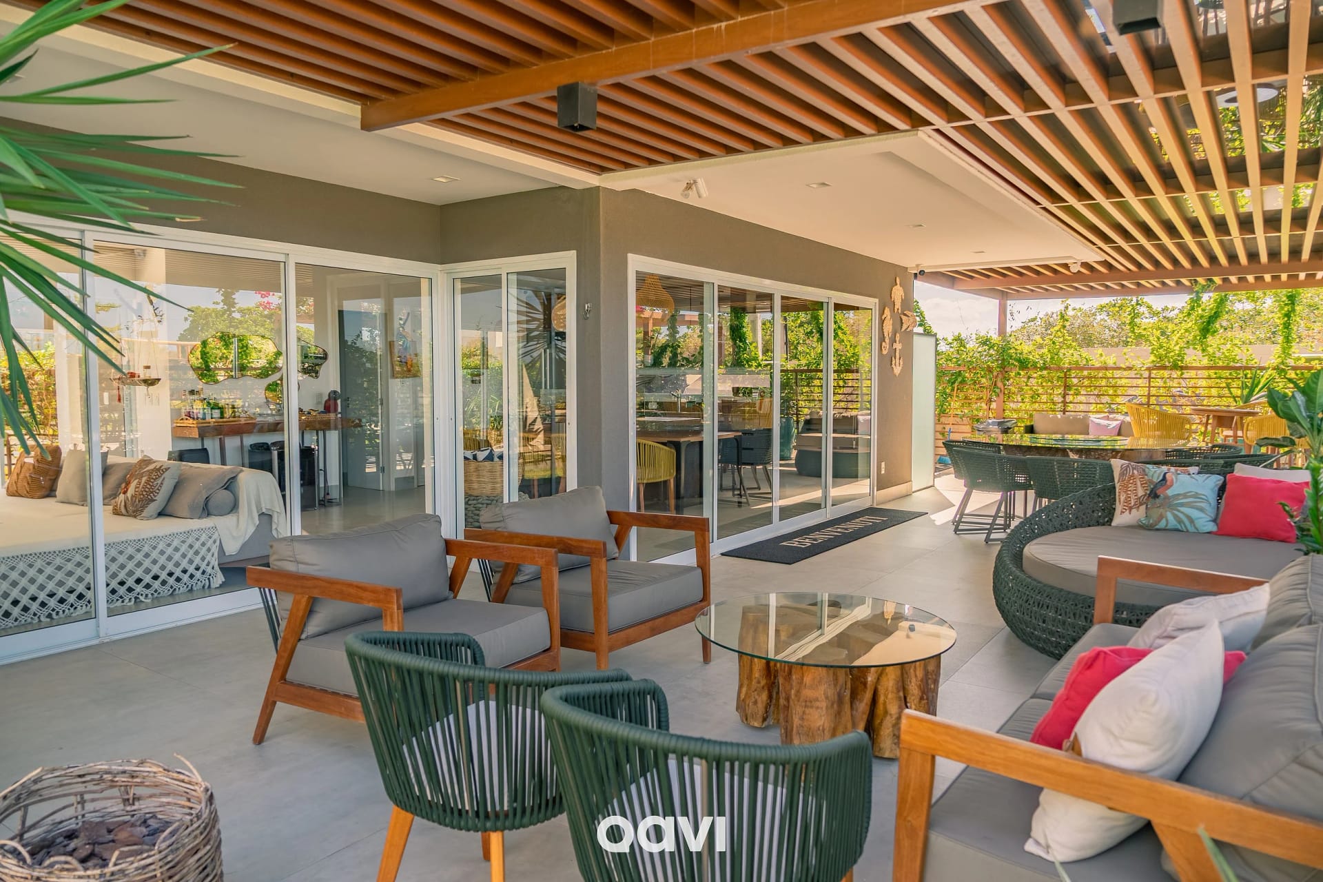 Fachada / Terraza — Casa de Luxo Vista Mar em Gostoso by Qavi