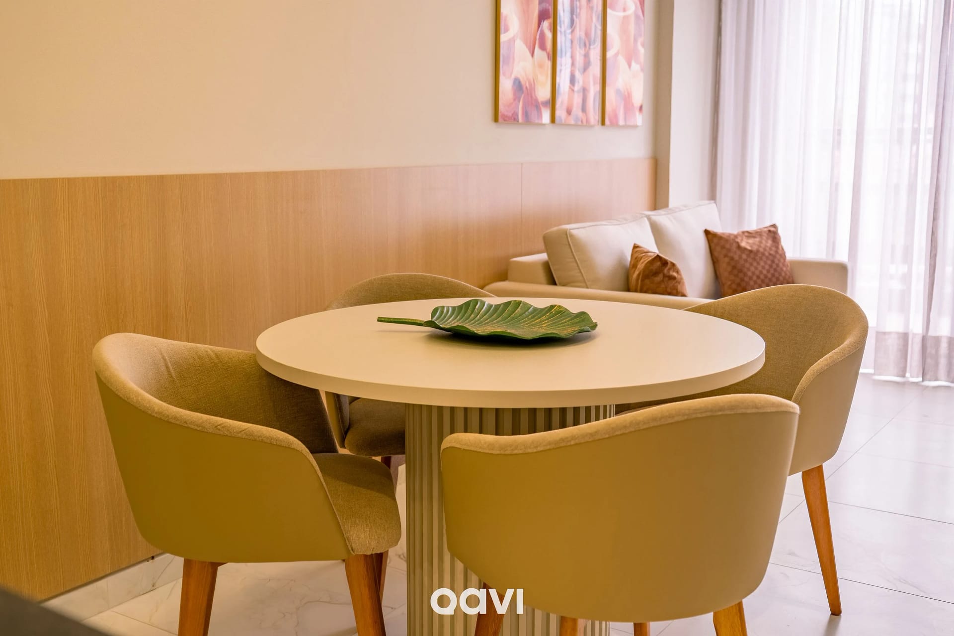 Sala de Estar — Apartamento com Varanda Mindset Manaíra by Qavi