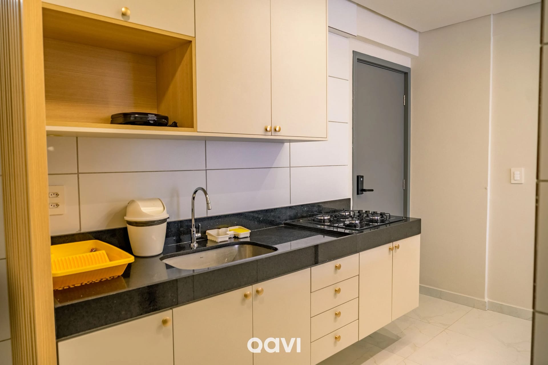 Cozinha ou kitnet — Apartamento com Varanda Mindset Manaíra by Qavi