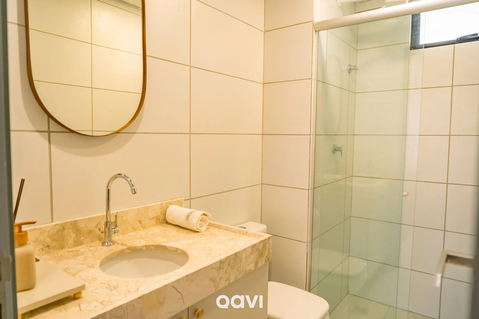 Banheiro — Apartamento com Varanda Mindset Manaíra by Qavi