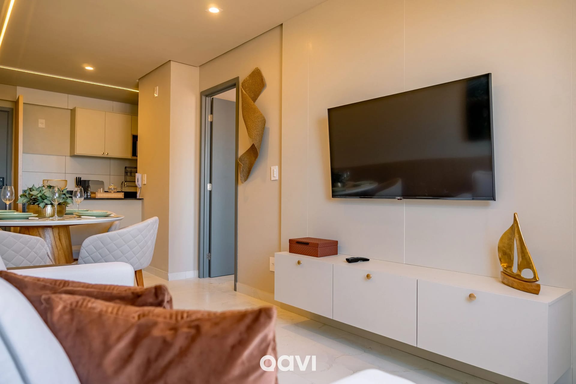 Living Room — Apartamento Superior Mindset Manaíra by Qavi