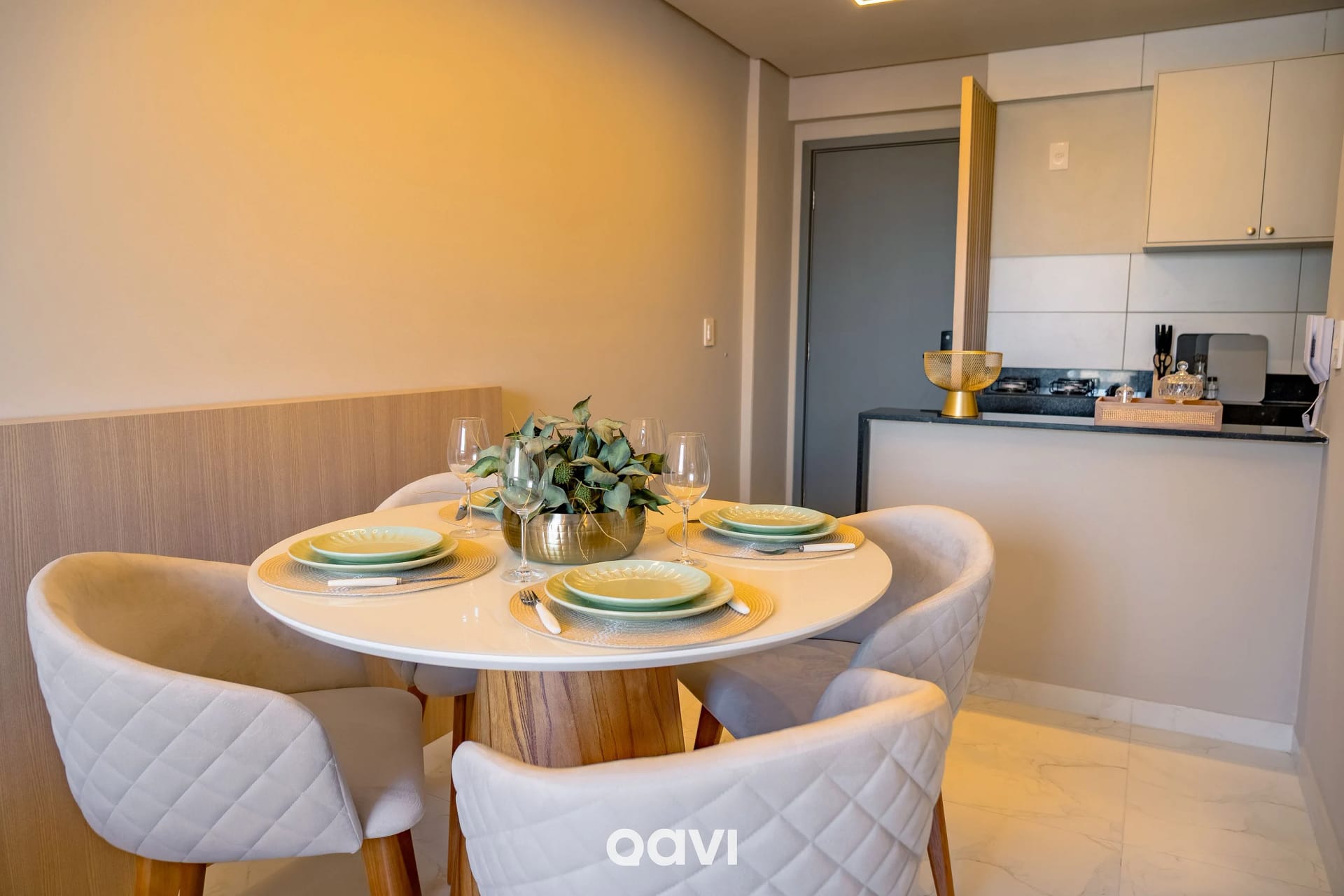 Dining area — Apartamento Superior Mindset Manaíra by Qavi