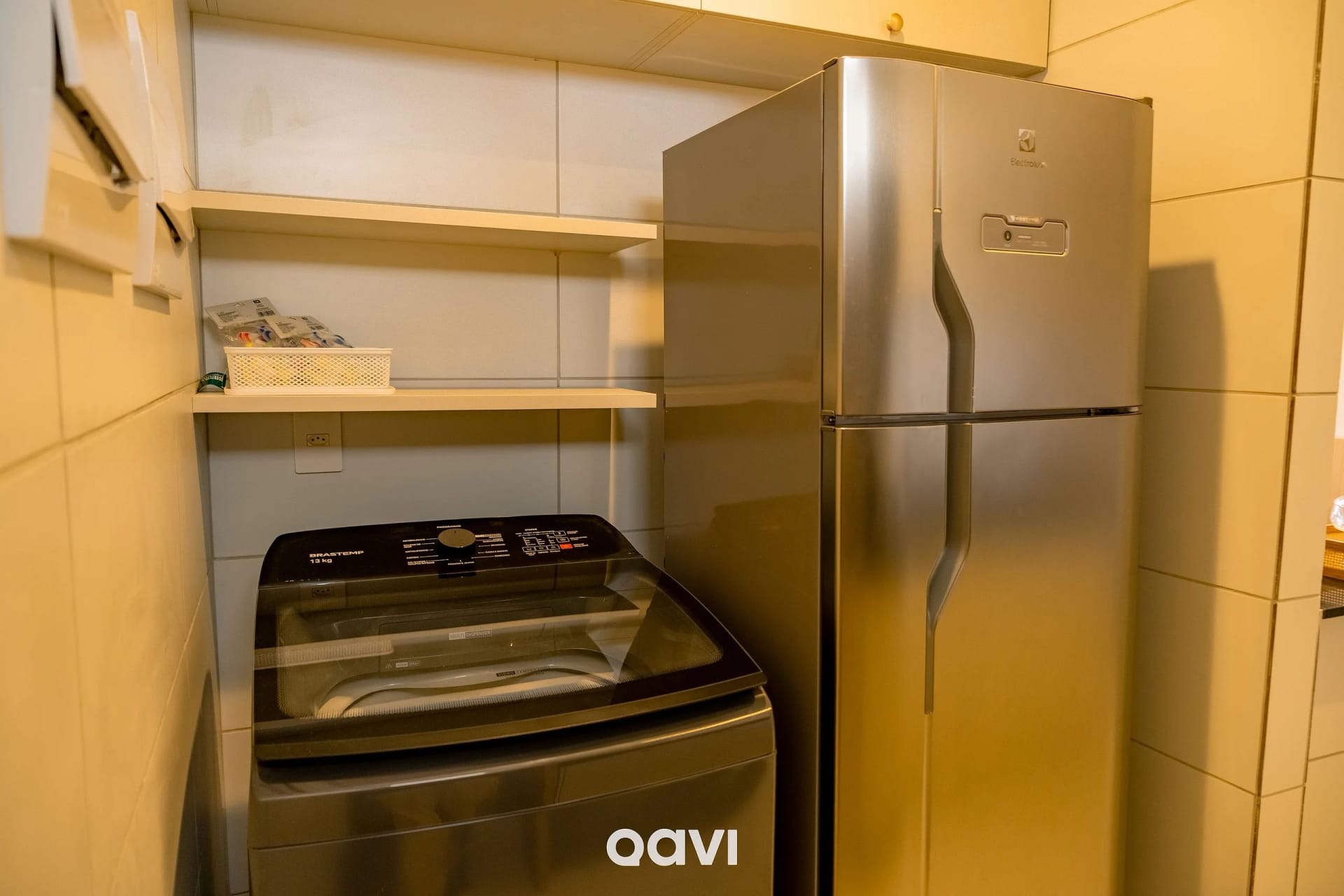 Kitchen or kitchenette — Apartamento Superior Mindset Manaíra by Qavi
