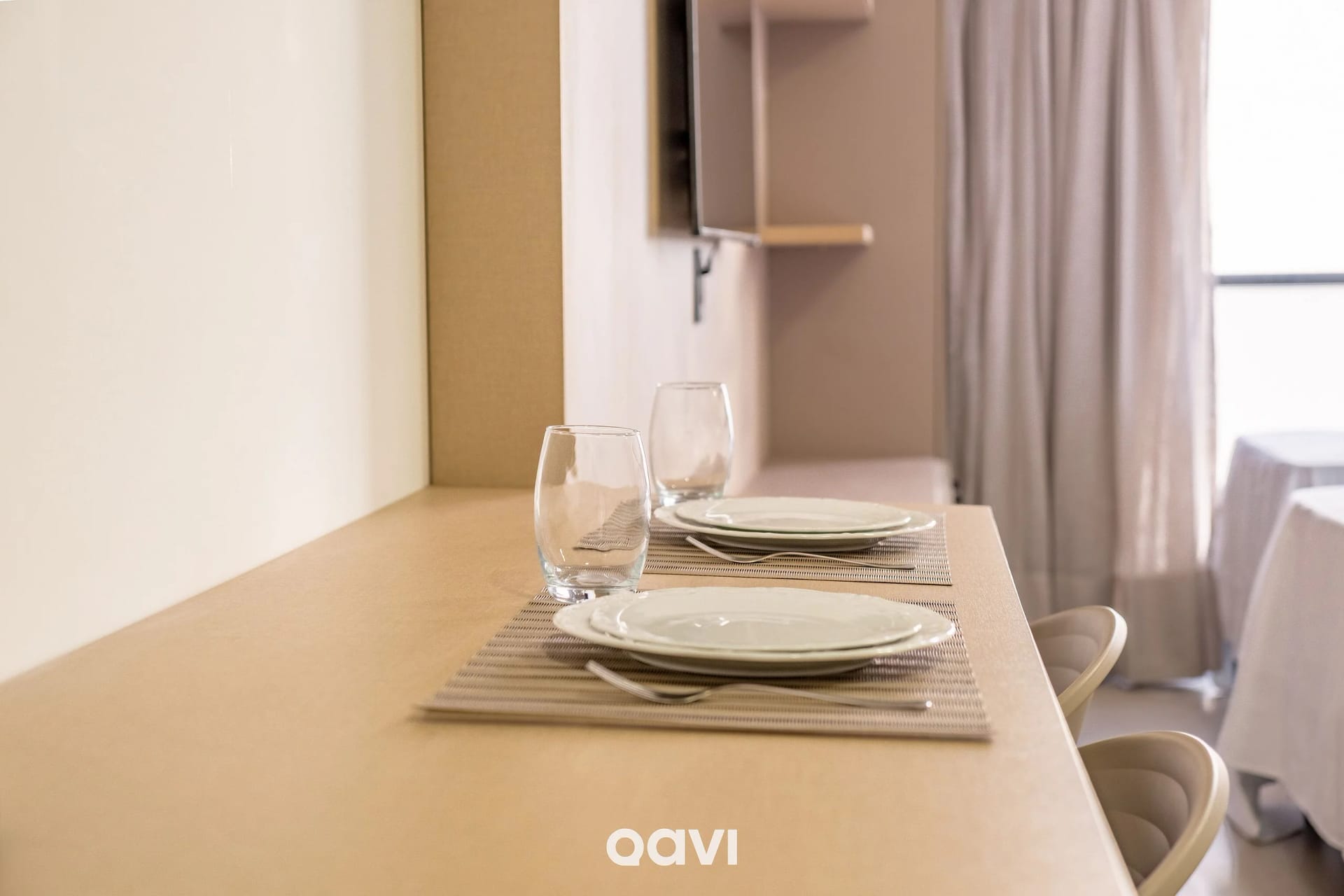 Kitchen or kitchenette — Studio Superior Emunah Ponta de Campina by Qavi
