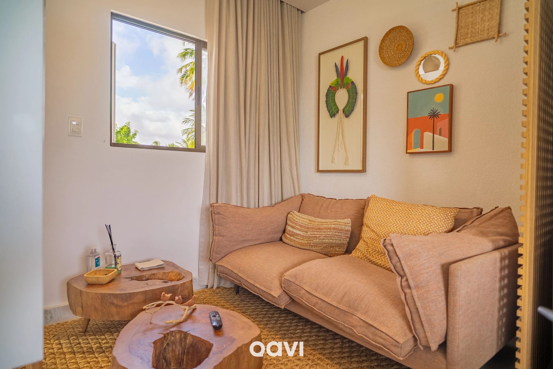 Sala de Estar — Casa Duplex à Beira-mar OKA Milagres by Qavi