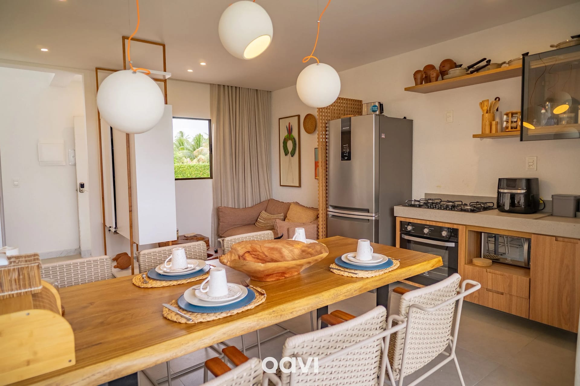 Sala de Estar — Casa Duplex à Beira-mar OKA Milagres by Qavi