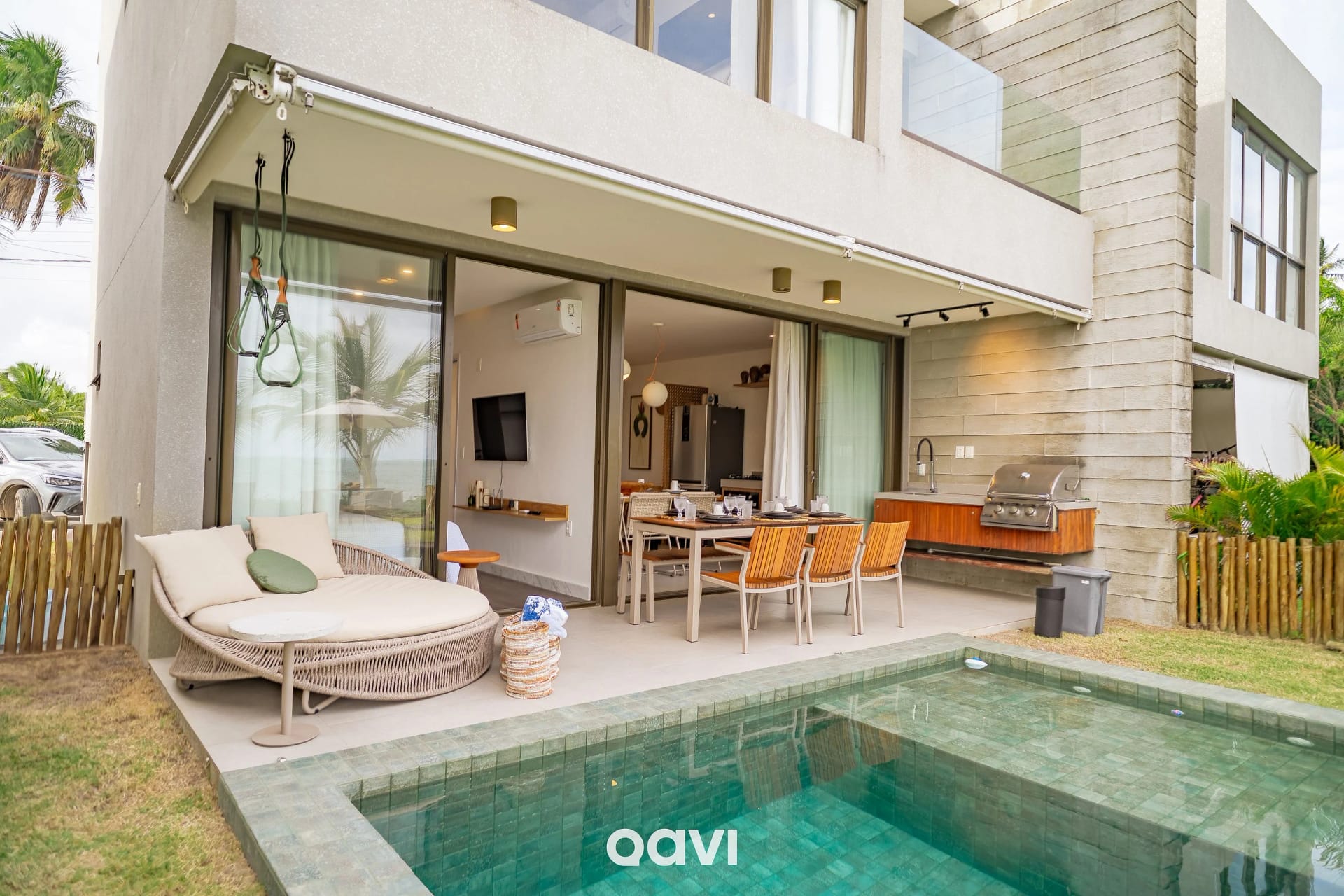 Fachada / Terraza — Casa Duplex à Beira-mar OKA Milagres by Qavi