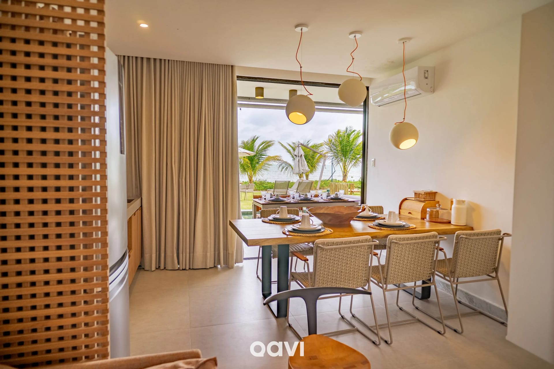 Sala de Estar — Casa Duplex à Beira-mar OKA Milagres by Qavi
