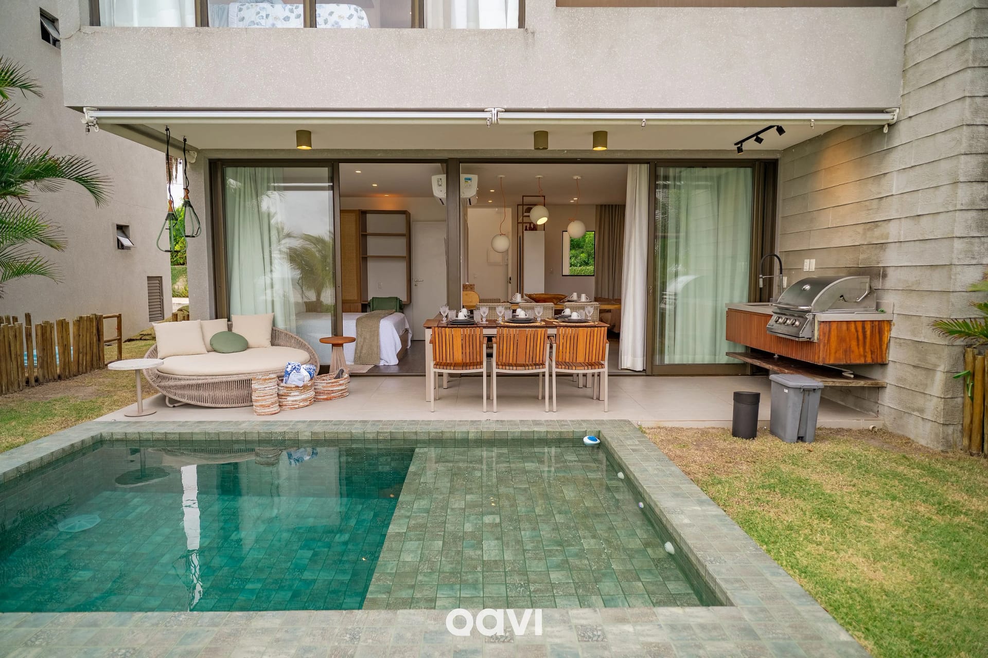 Fachada / Terraza — Casa Duplex à Beira-mar OKA Milagres by Qavi