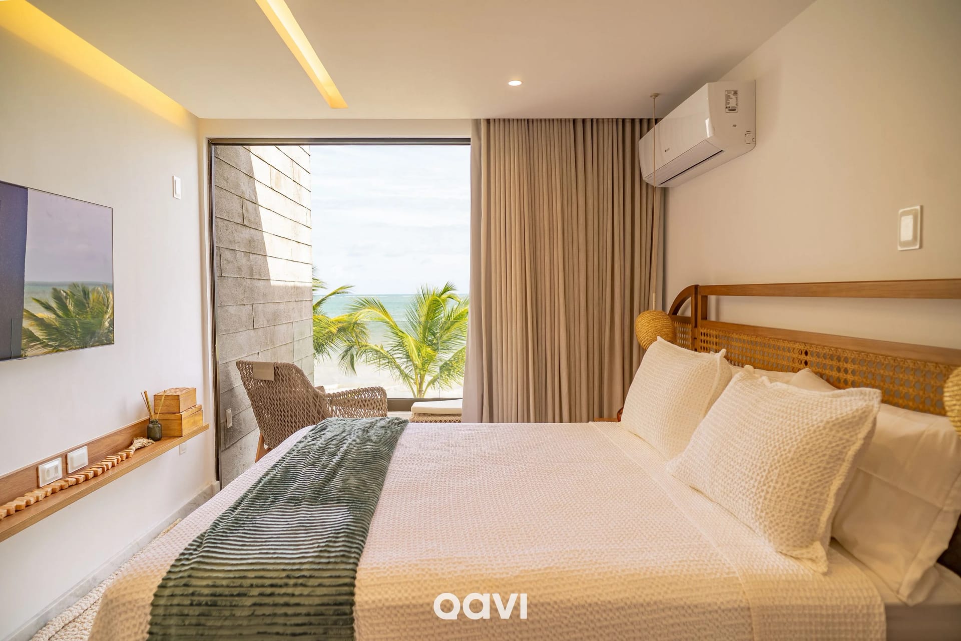 Dormitorio — Casa Duplex à Beira-mar OKA Milagres by Qavi