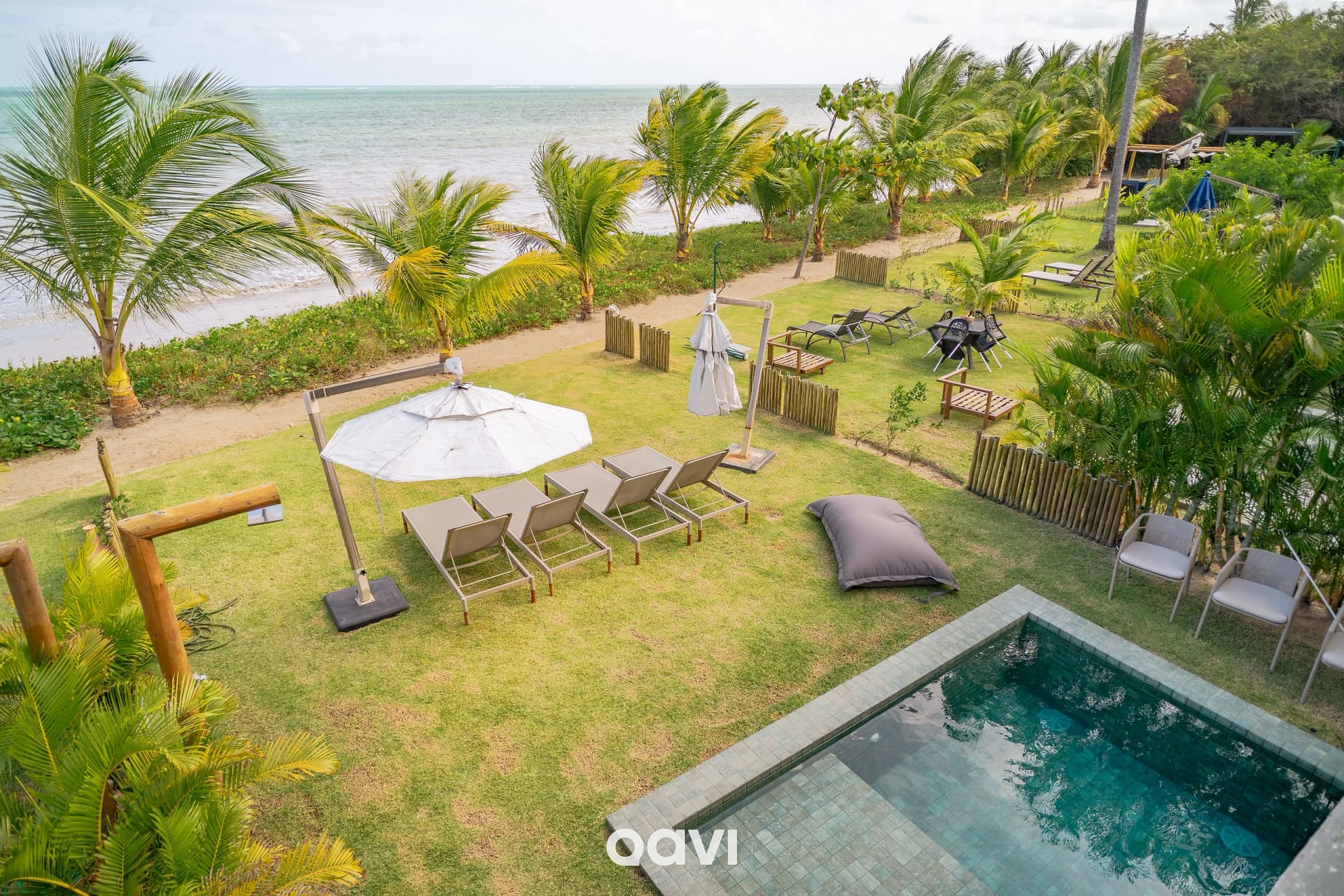 Vista de la pile — Casa Duplex à Beira-mar OKA Milagres by Qavi