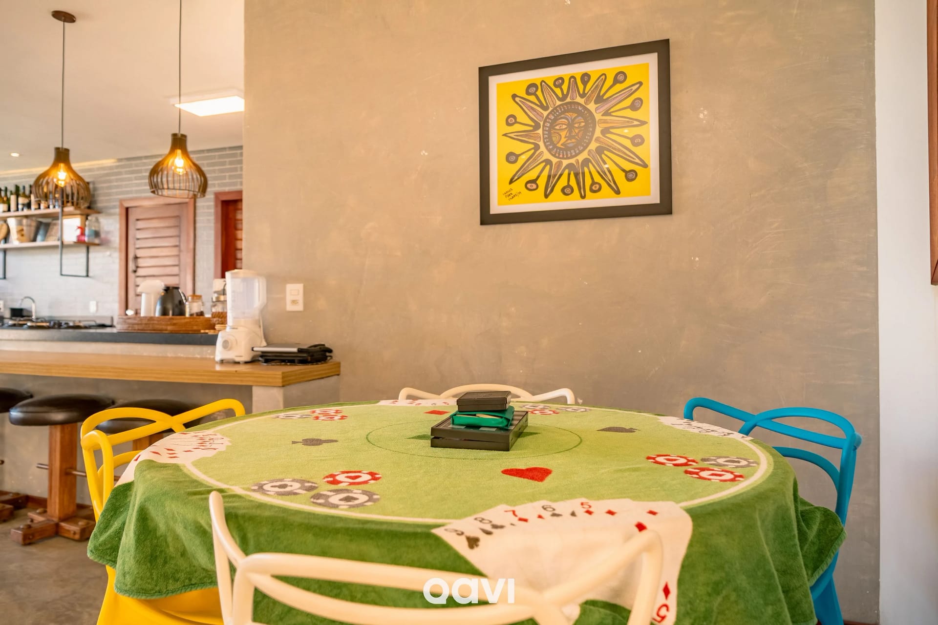 Kitchen or kitchenette — Casa Kairós no Shamballa by Qavi