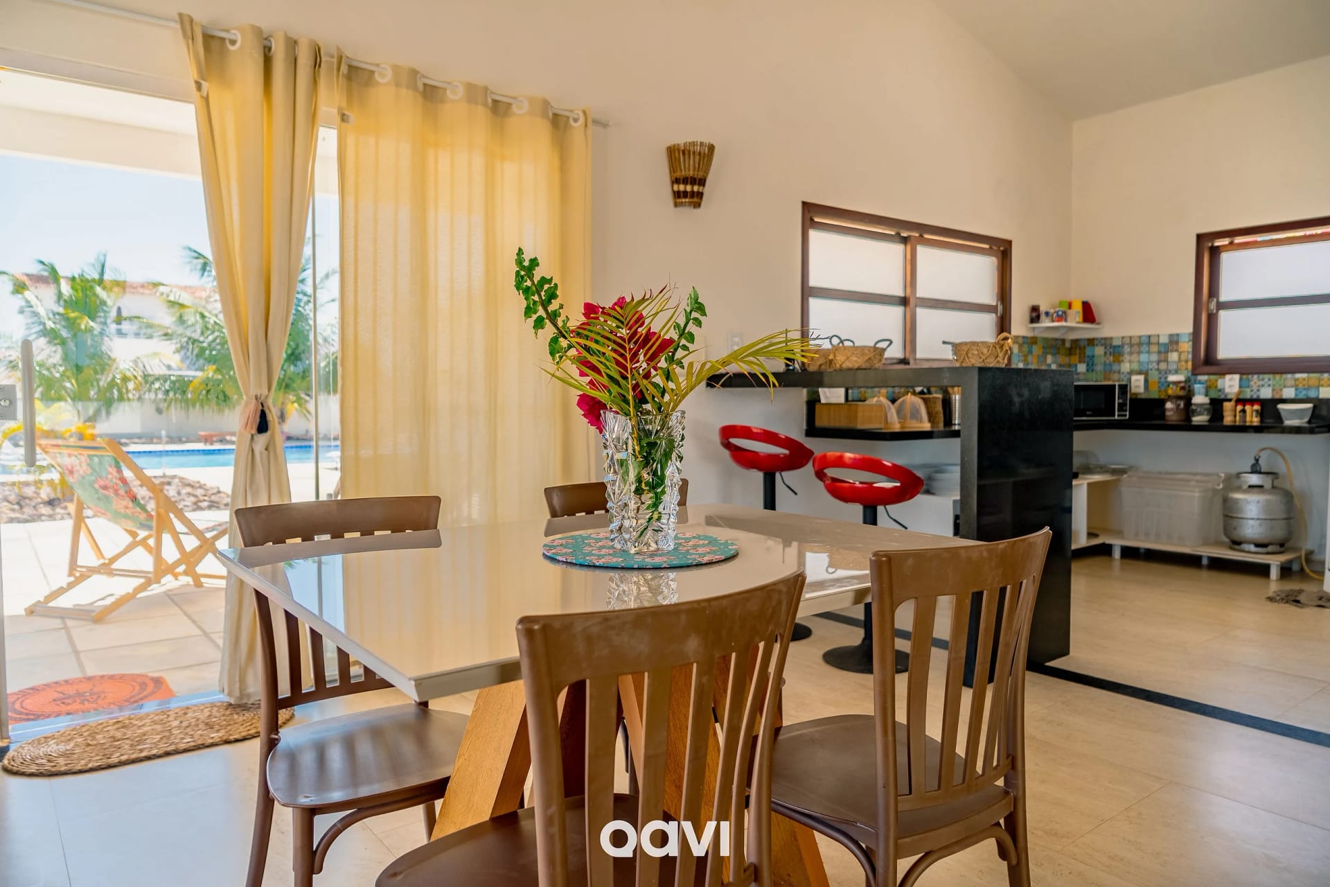 Comedor — Casa Palm Paradise em Touros by Qavi