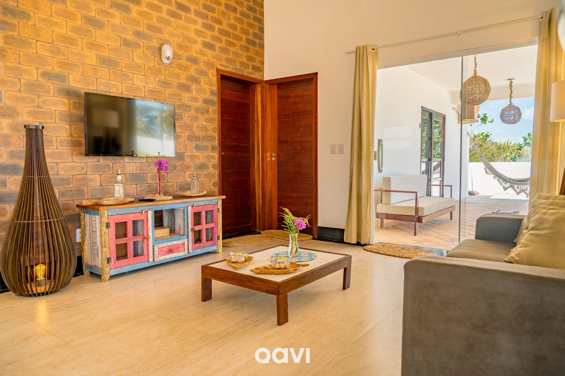 Sala de Estar — Casa Palm Paradise em Touros by Qavi