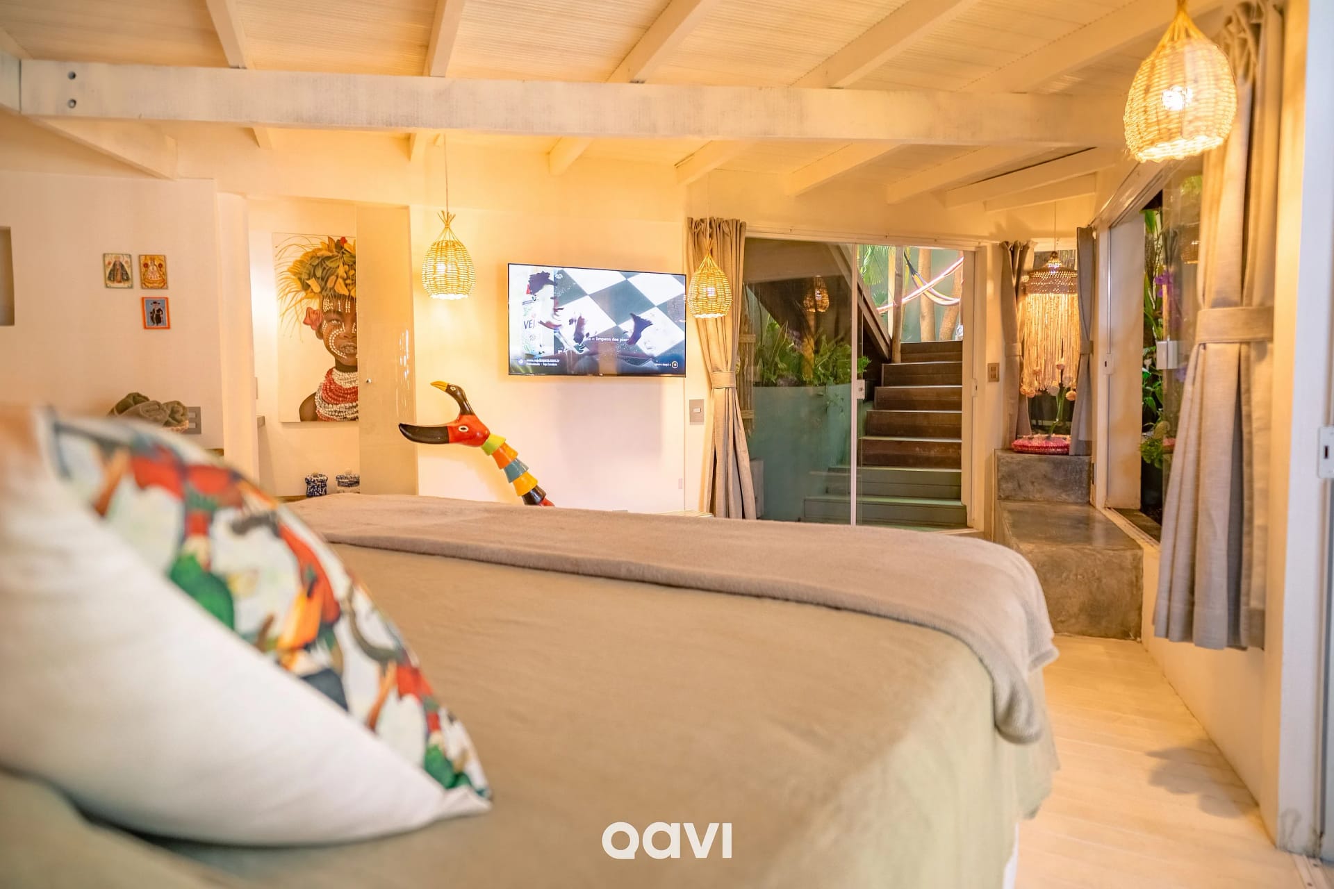 Quarto — Mansão Boutique com Piscina em Pipa by Qavi